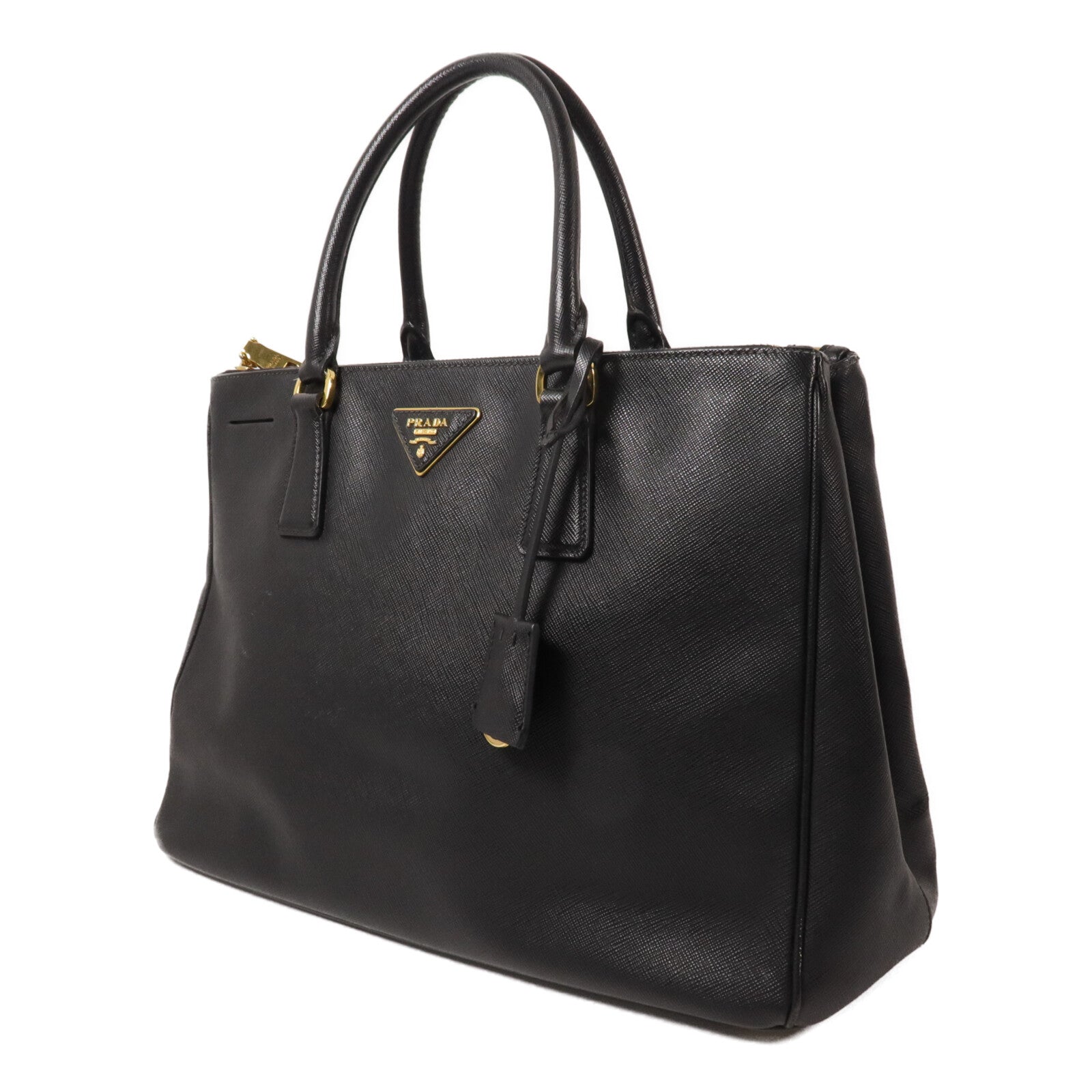 PRADA Saffiano皮革Galleria Bag手挽肩背兩用袋