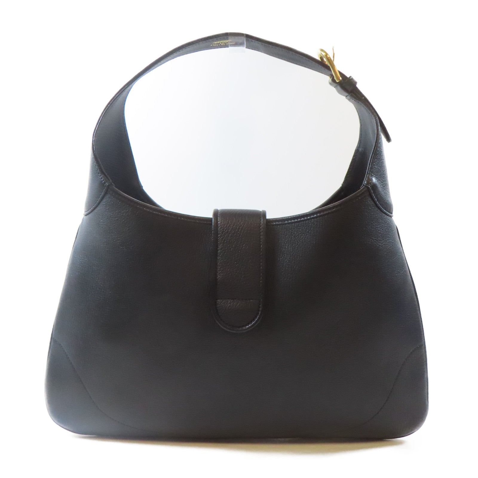 GUCCI 牛皮皮革Aphrodite Shoulder Bag金扣手挽肩背兩用袋黑色