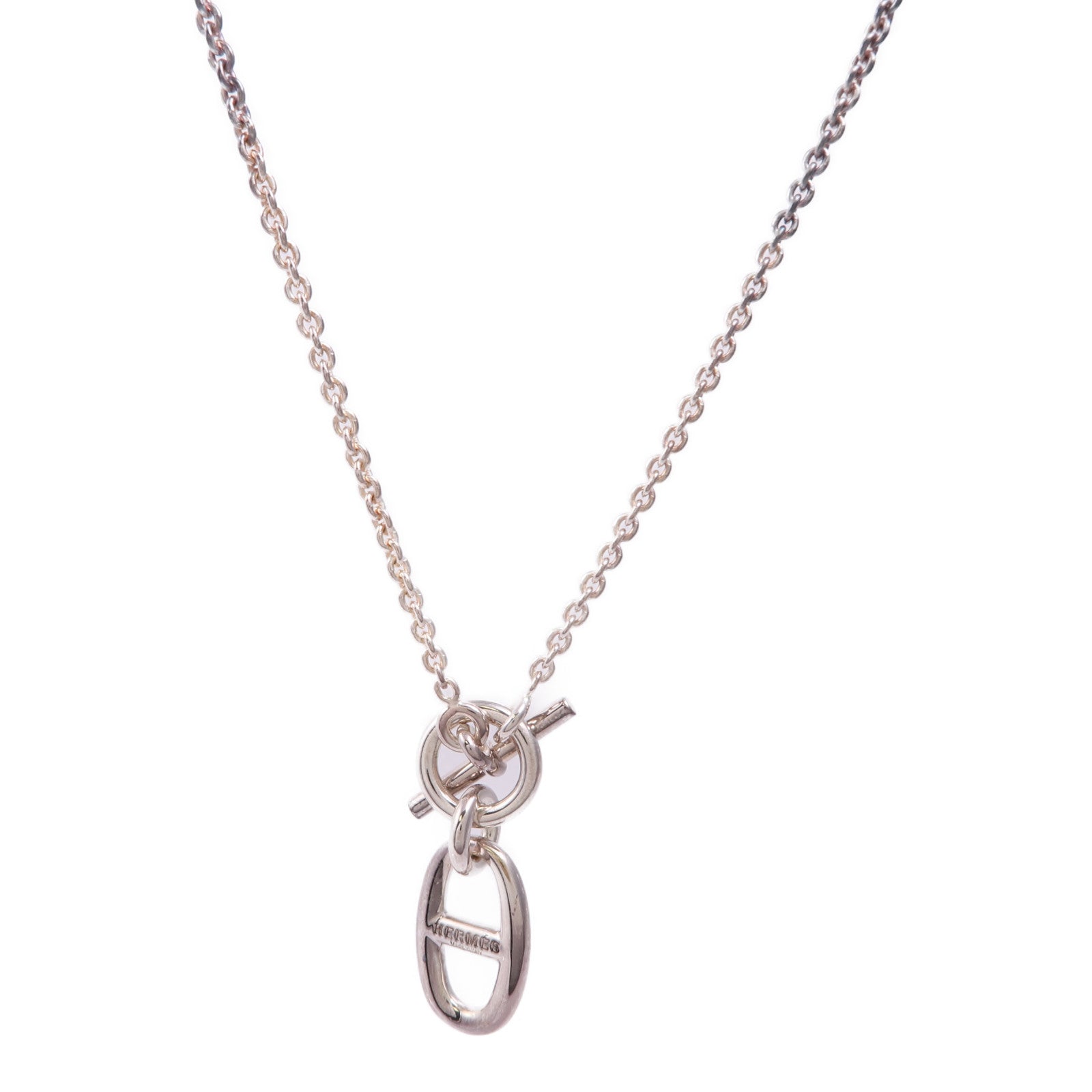 HERMES 925純銀Chaine d'ancre項鍊