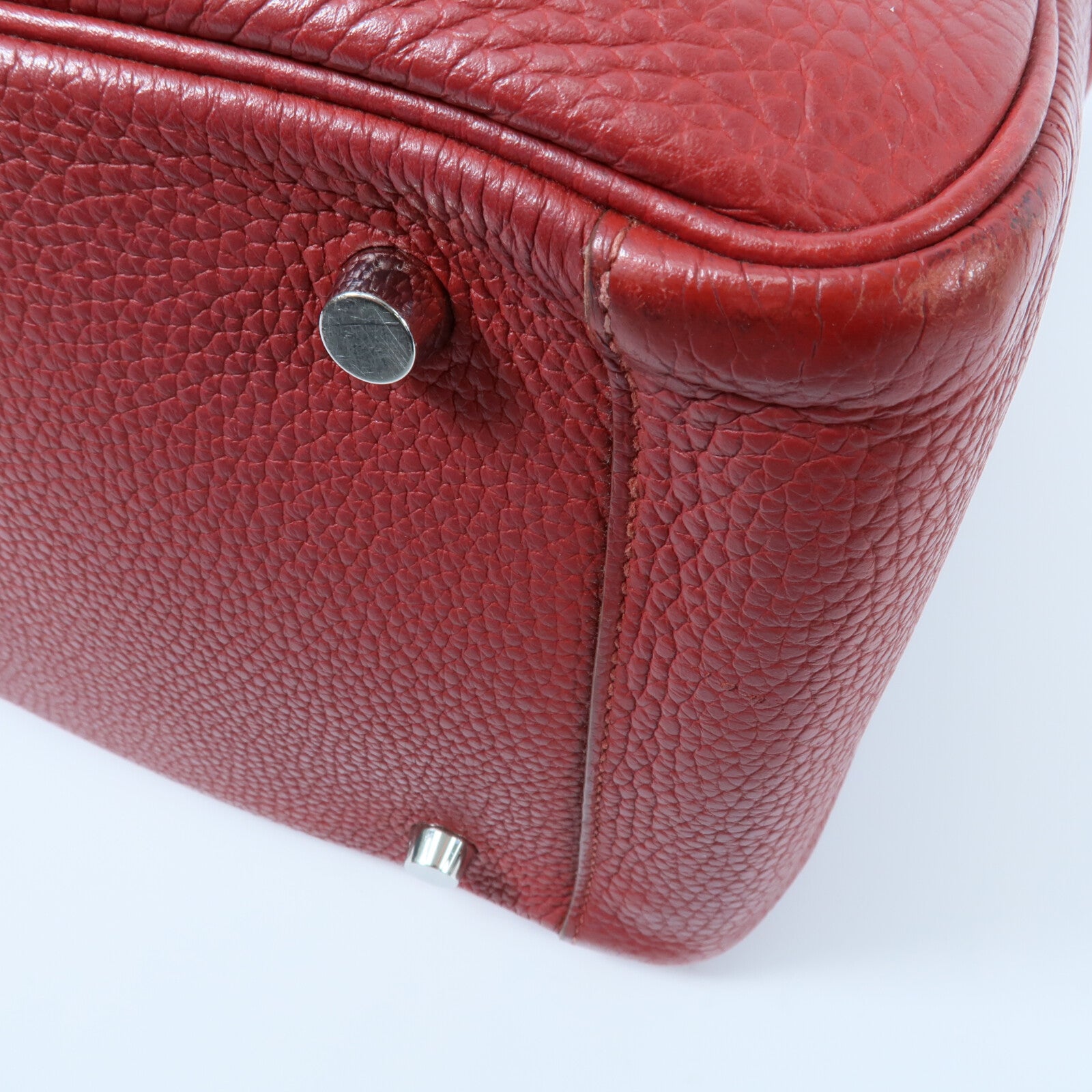 HERMES Clemence皮革Lindy 30手挽肩背兩用袋