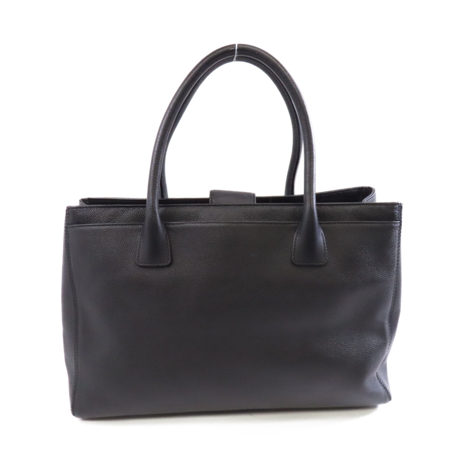 CHANEL 牛皮皮革2way Shoulder Bag金扣手挽肩背兩用袋黑色