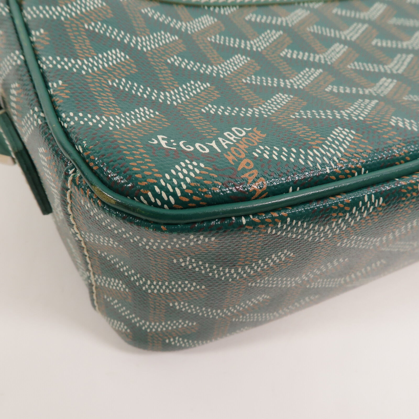 GOYARD 塗層帆布Cap Vert PM肩背袋