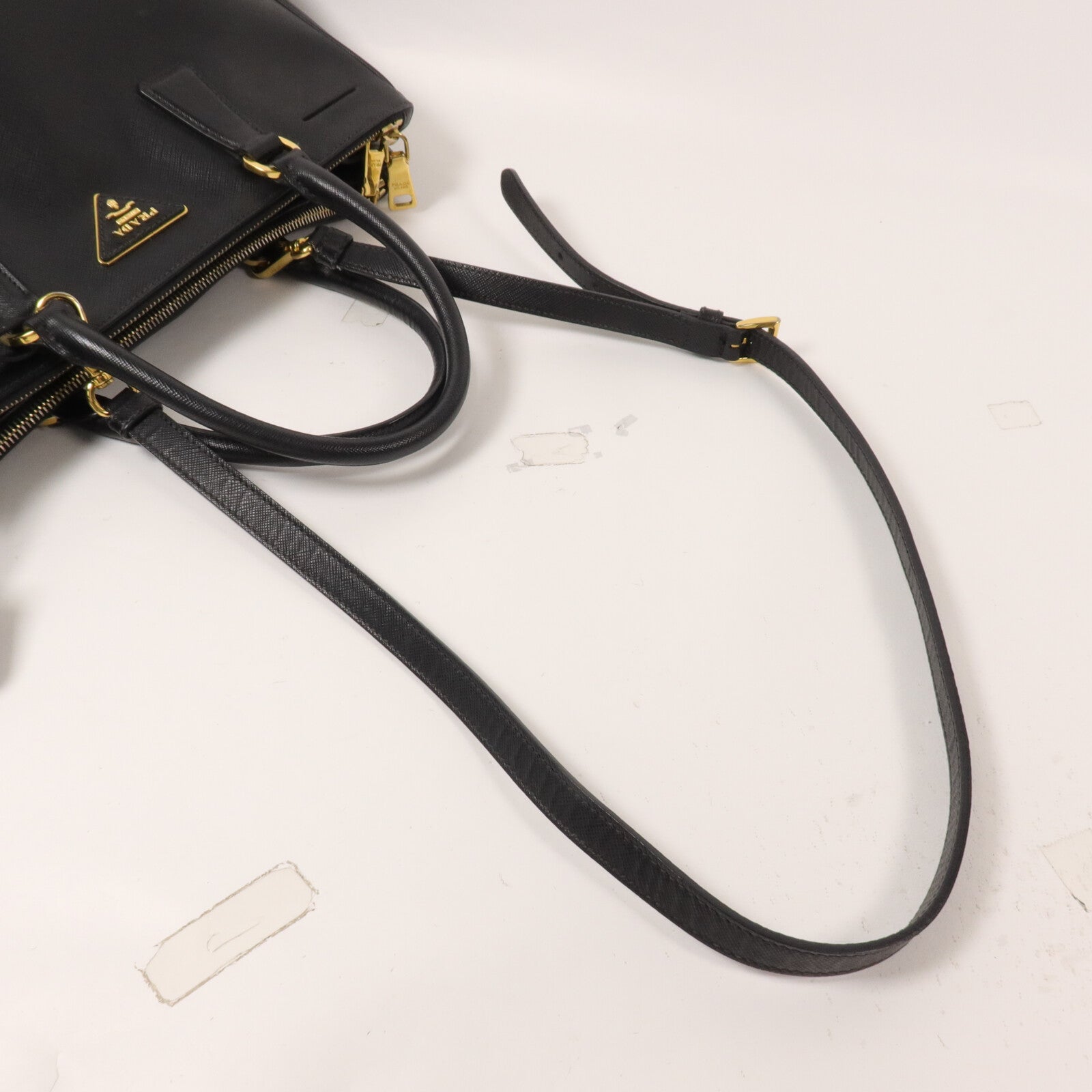 PRADA Saffiano皮革Galleria Bag手挽肩背兩用袋