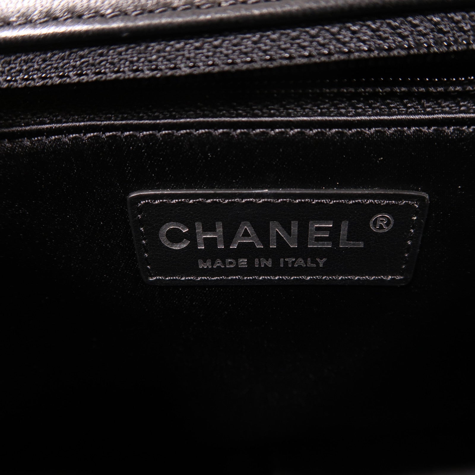 CHANEL CC SHW Shoulder Bag 2Way Handbag Lambskin Leather Black
