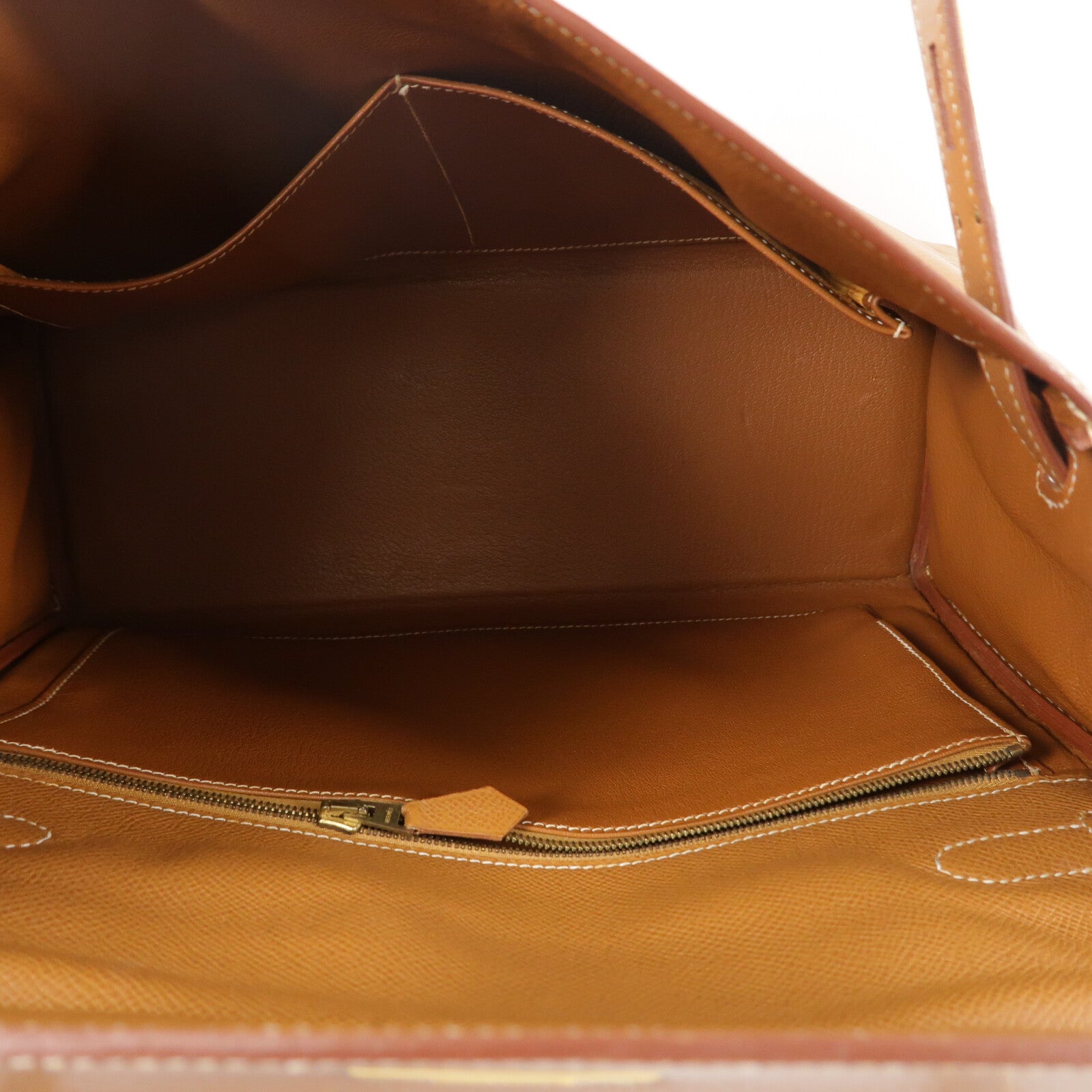 HERMES Epsom皮革Kelly 32手挽肩背兩用袋Gold