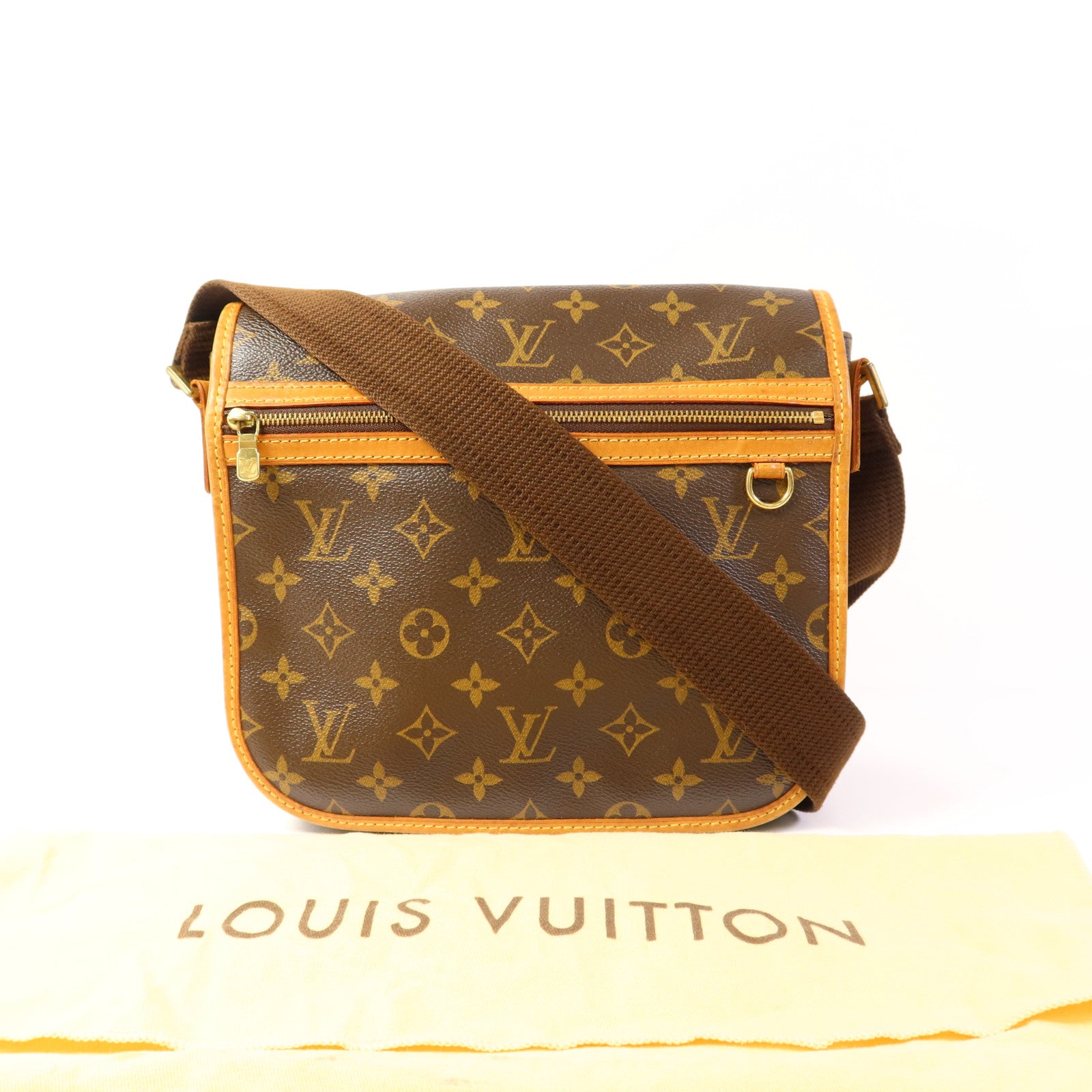 LOUIS VUITTON Monogram Bosphore金扣肩背袋