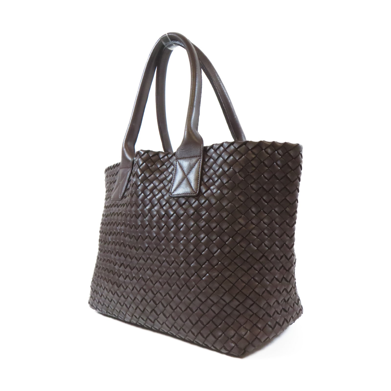 BOTTEGA VENETA 織紋皮革Tote Bag手挽袋啡色