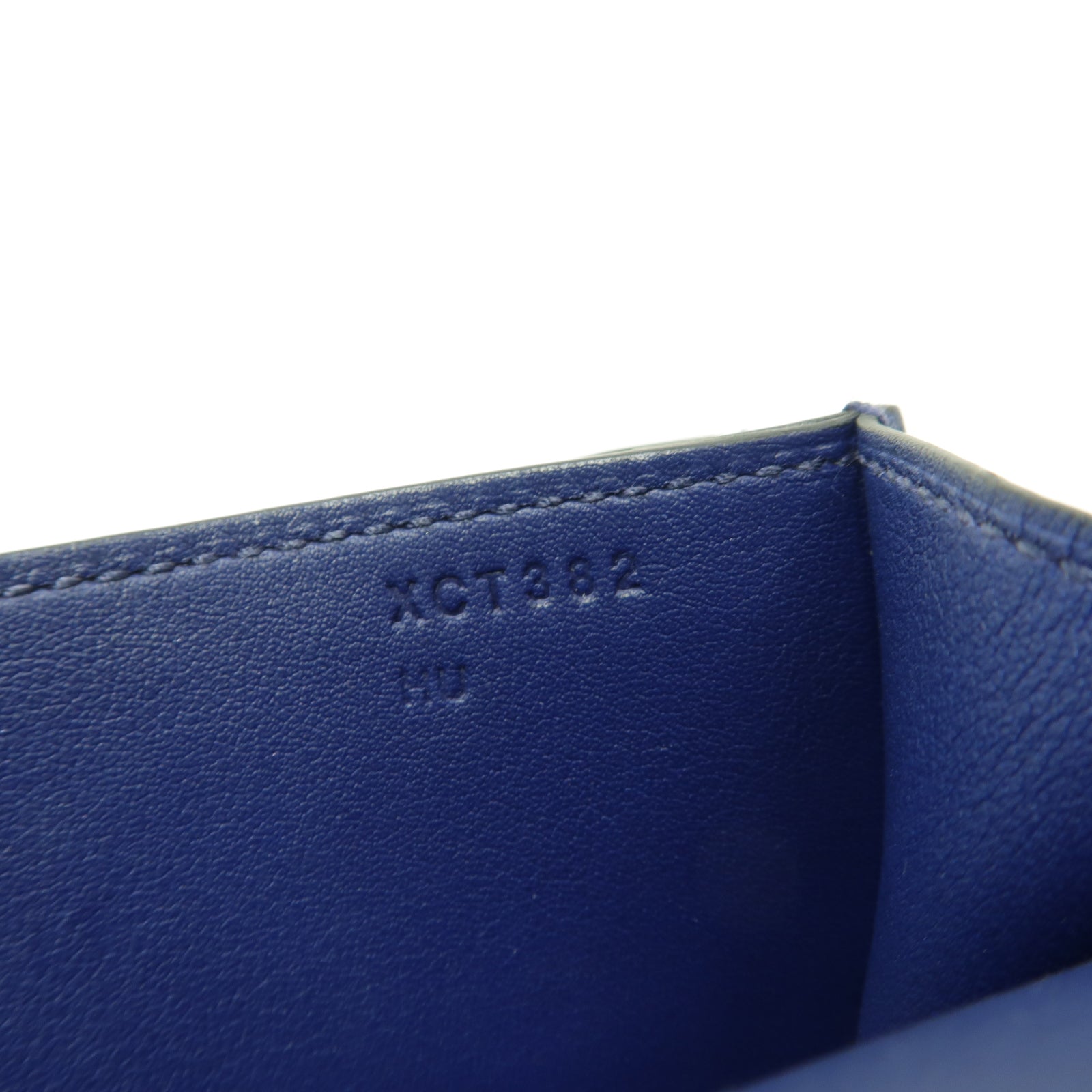 HERMES 【激減優惠】Swift皮革Constance Mini金扣肩背袋Bleu Saphir/藍寶石色