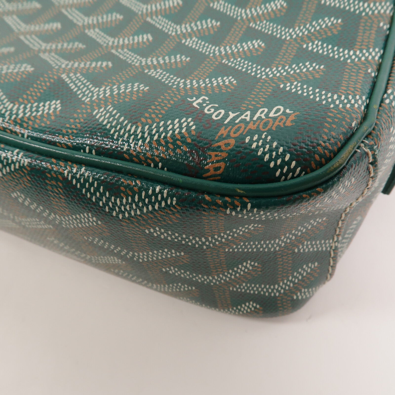 GOYARD 塗層帆布Cap Vert PM肩背袋
