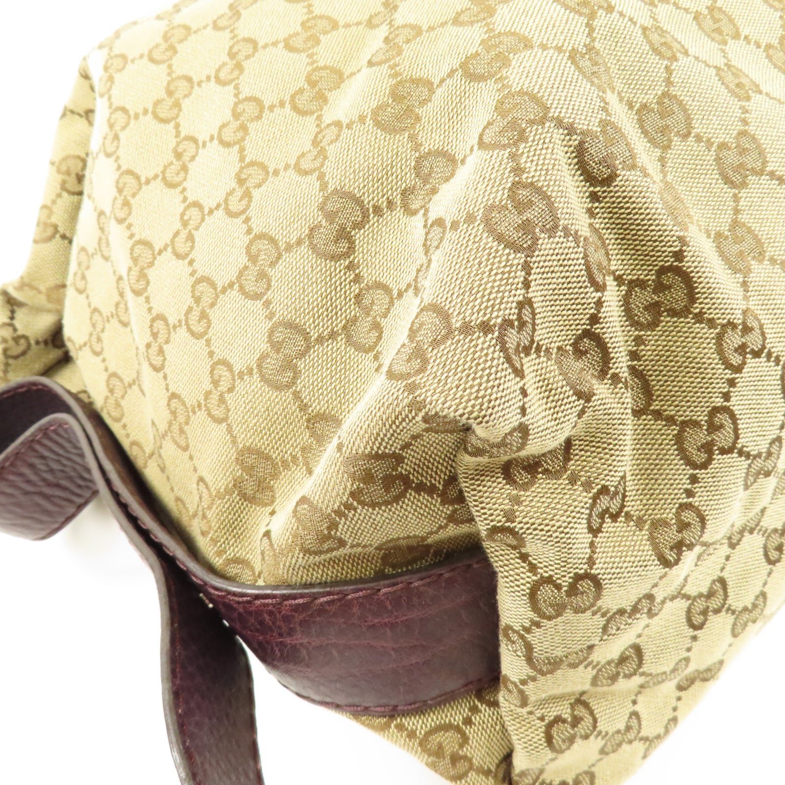 GUCCI GG SHW Tote Bag Canvas 232927 Brown