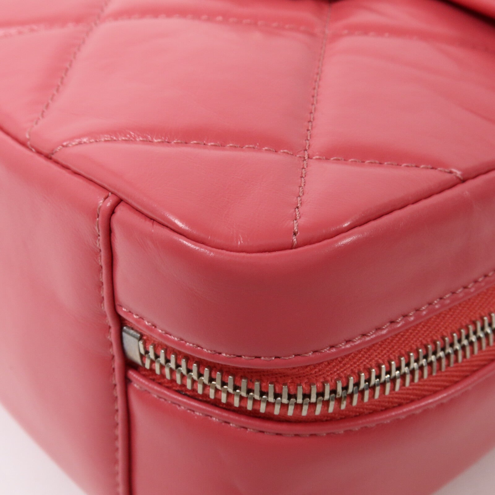 CHANEL 牛皮皮革Top Handle Bag鏈帶手挽肩背兩用袋