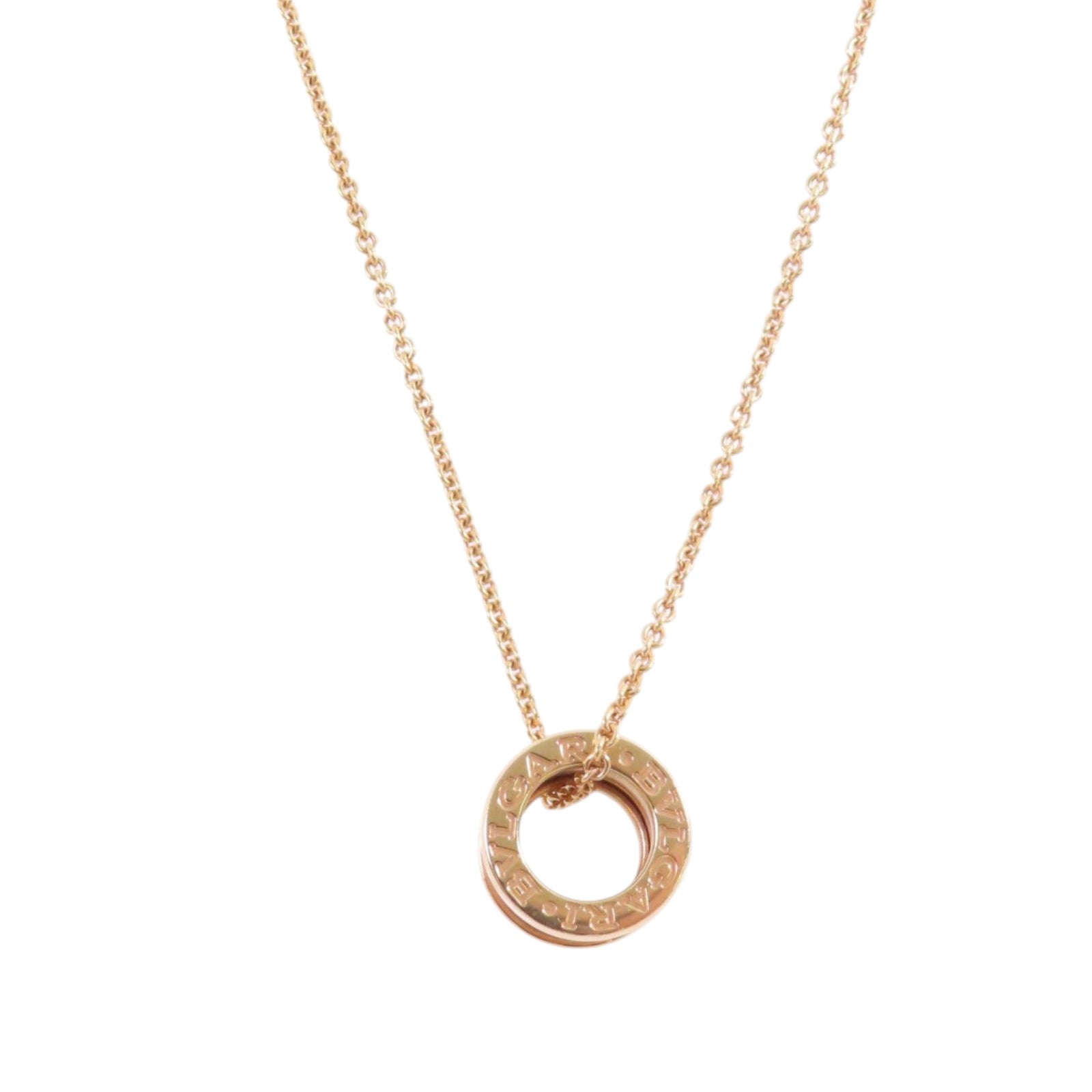 BVLGARI 18K玫瑰金B-zero1 Necklace項鏈