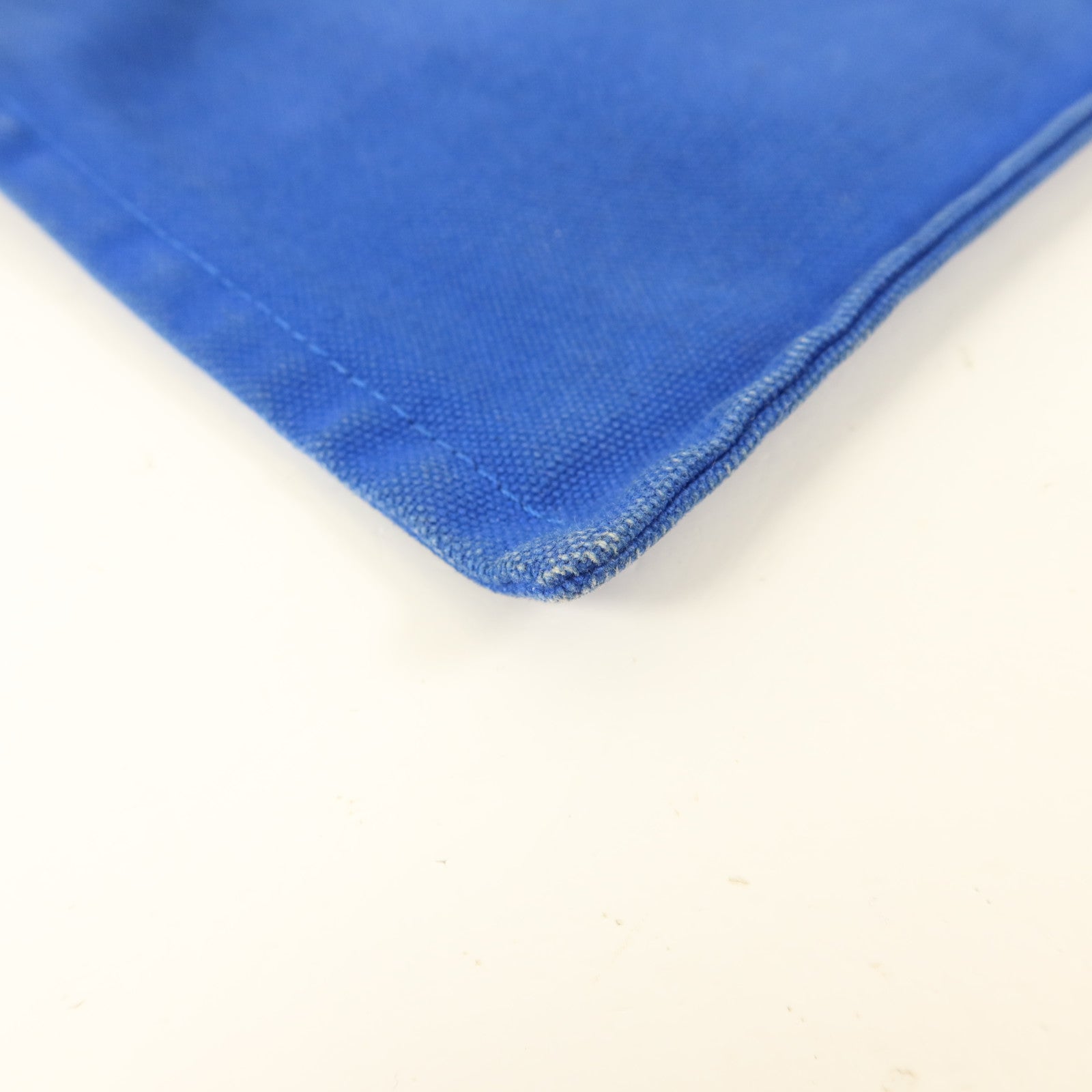 HERMES 帆布Trousse Flat Pouch銀扣小袋