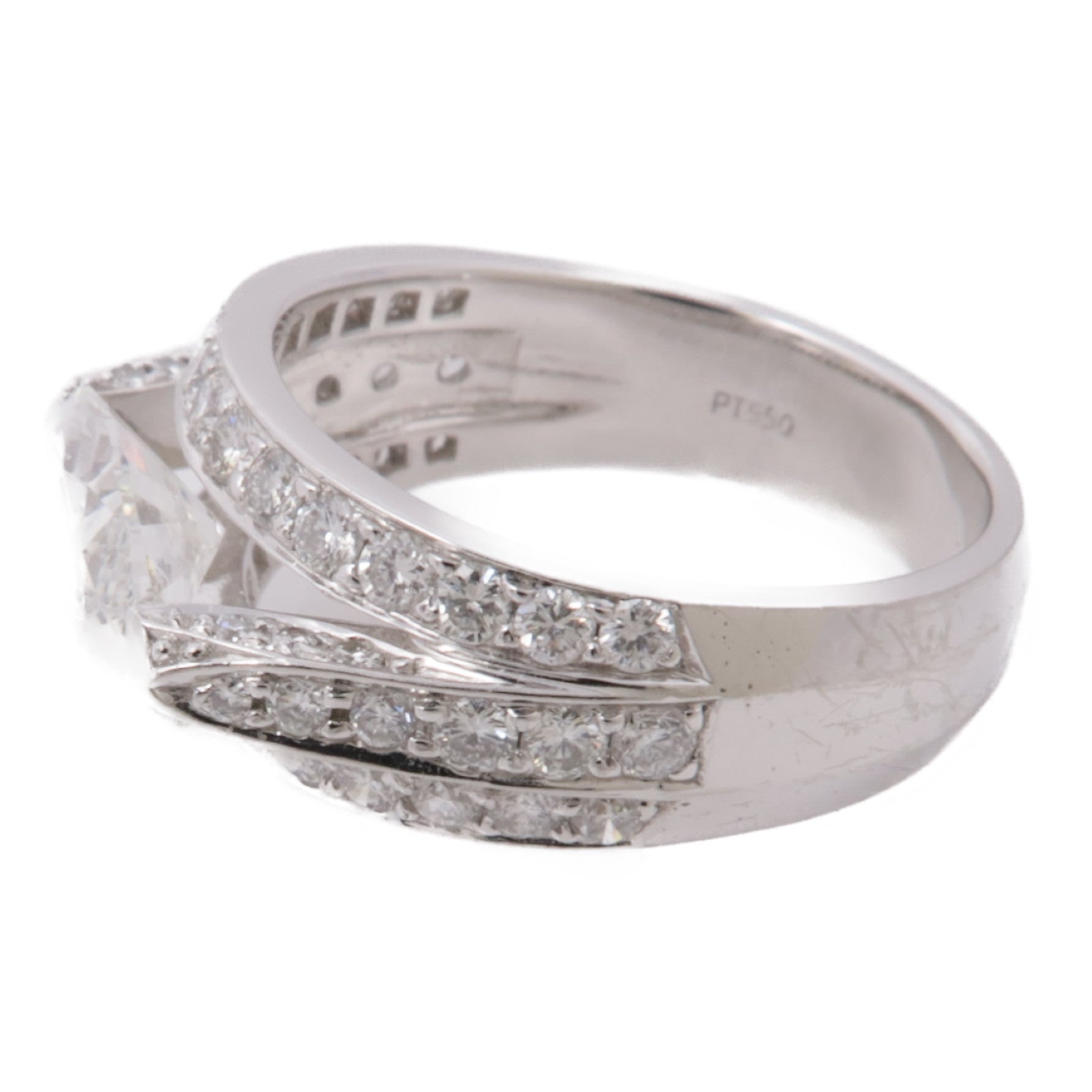 JEWELRY PT950鉑金Diamond Ring鑽石戒指US#4.25