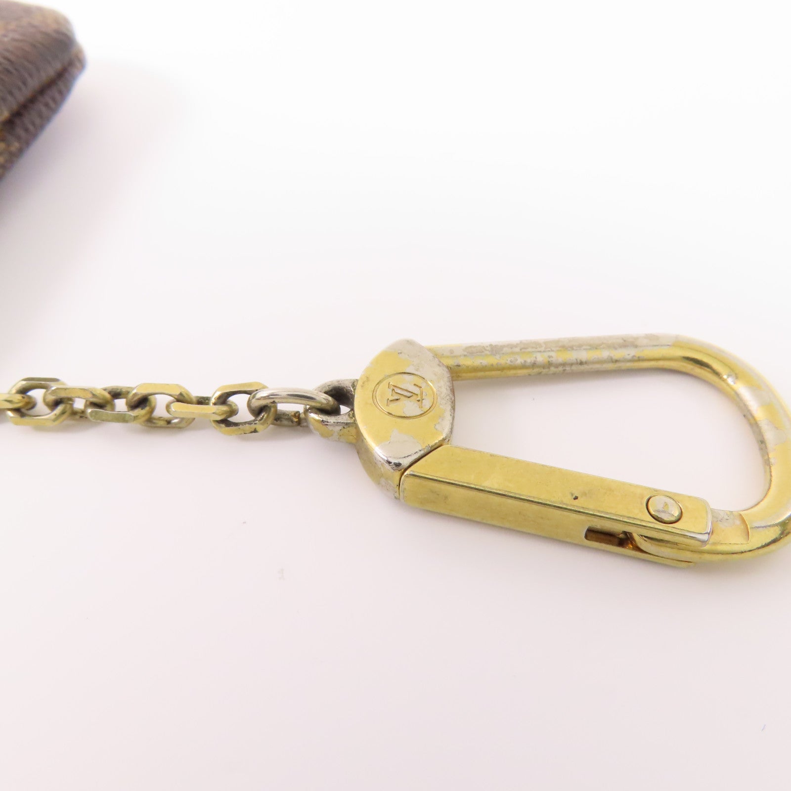 LOUIS VUITTON Damier Key Pouch金扣零錢包