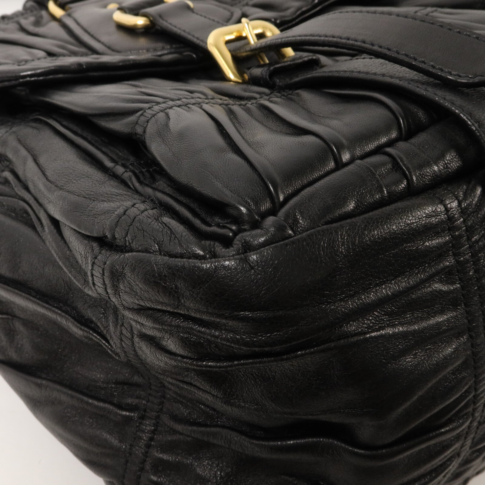 PRADA 牛皮皮革Gaufre Messenger Bag肩背袋