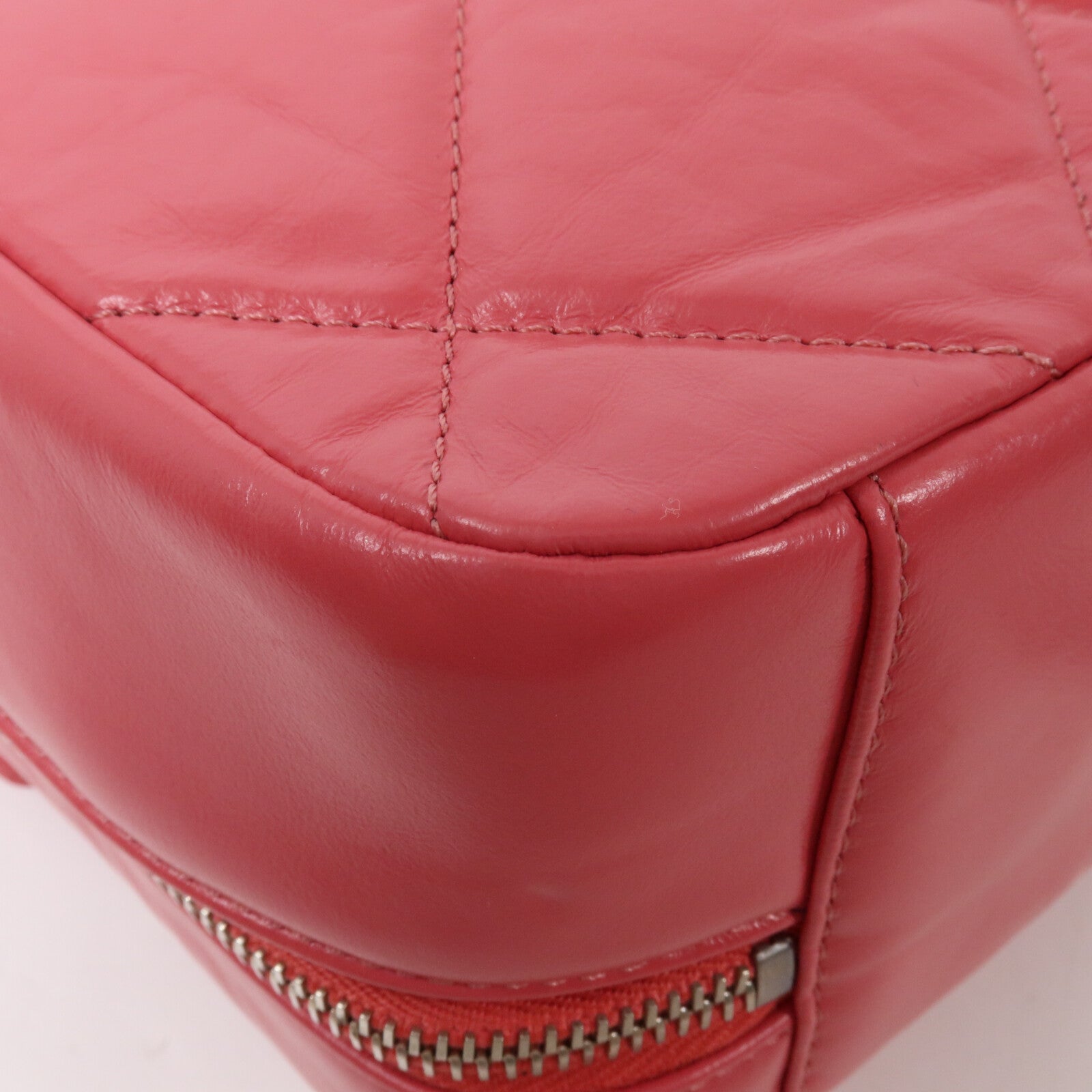 CHANEL 牛皮皮革Top Handle Bag鏈帶手挽肩背兩用袋