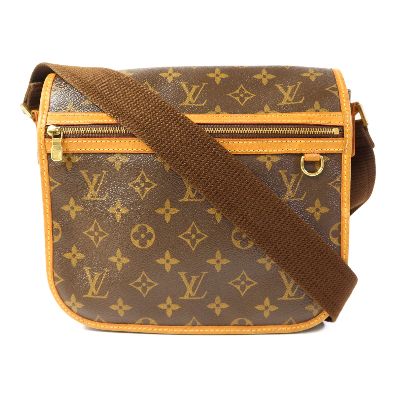 LOUIS VUITTON Monogram Bosphore金扣肩背袋