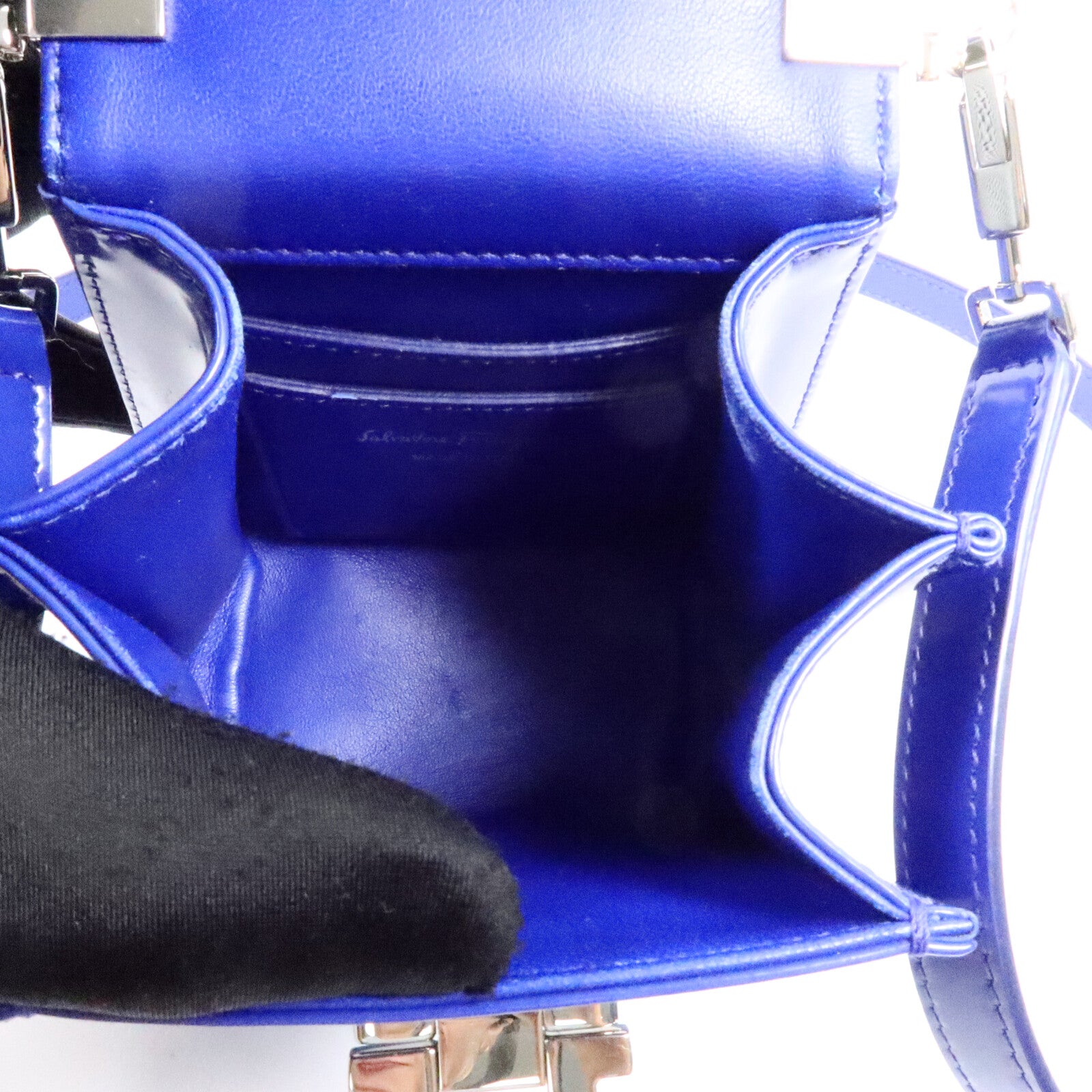 Salvatore Ferragamo 牛皮皮革2 Way Shoulder Bag手挽肩背兩用袋