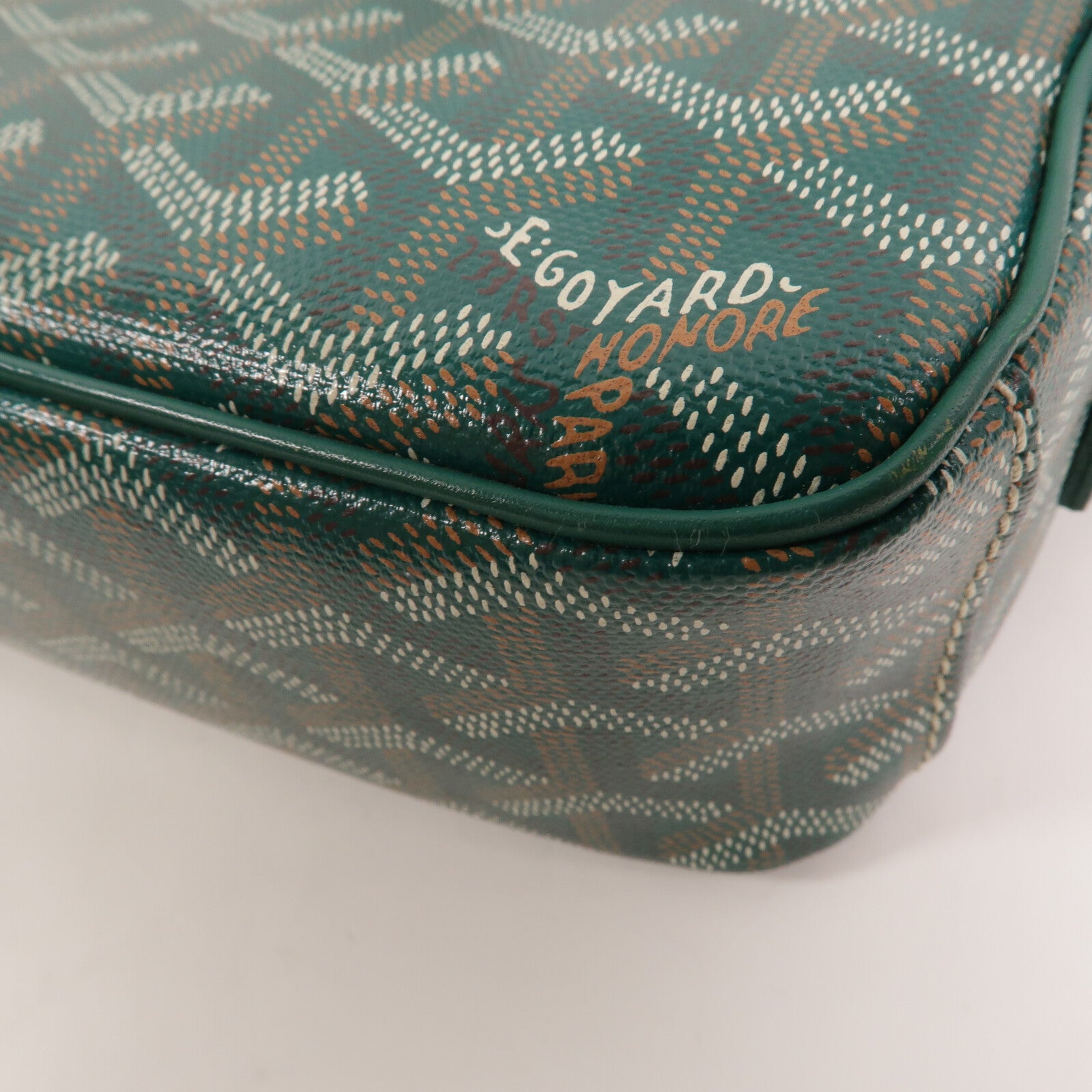 GOYARD 塗層帆布Cap Vert PM肩背袋