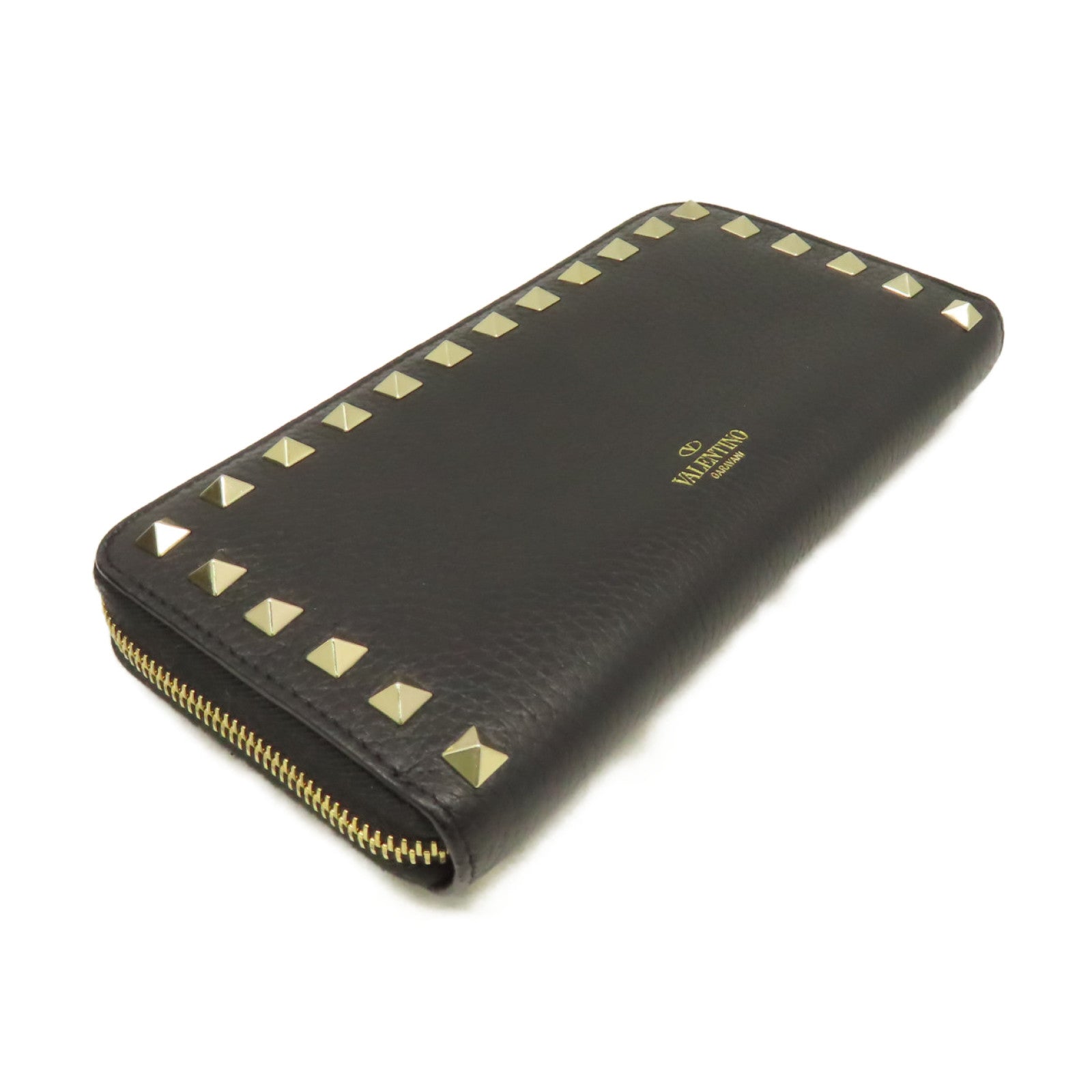 Valentino 【激減優惠】牛皮皮革Zipper Long Wallet拉鏈長錢包