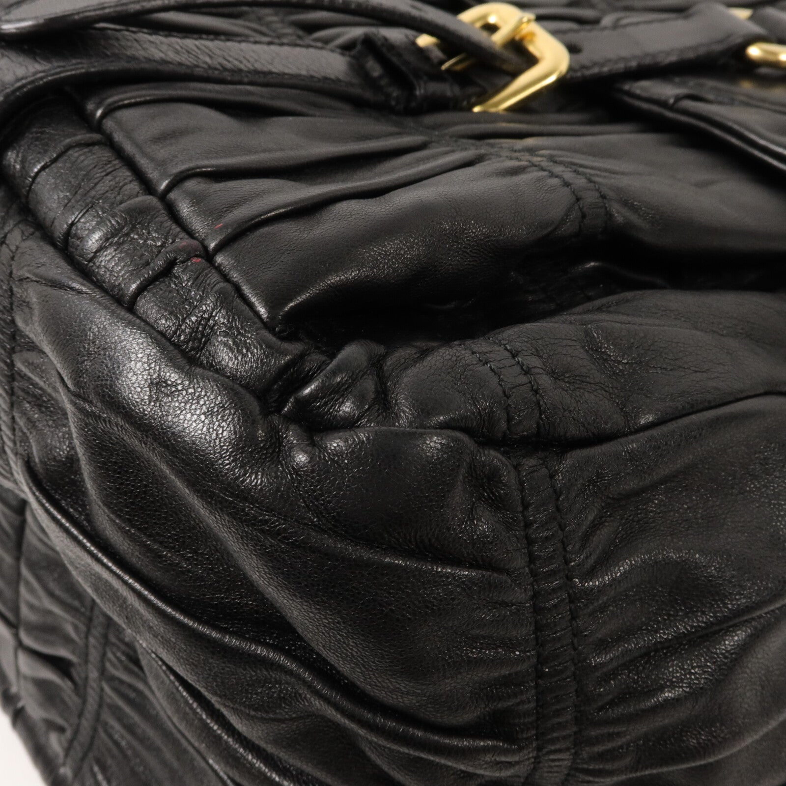 PRADA 牛皮皮革Gaufre Messenger Bag肩背袋