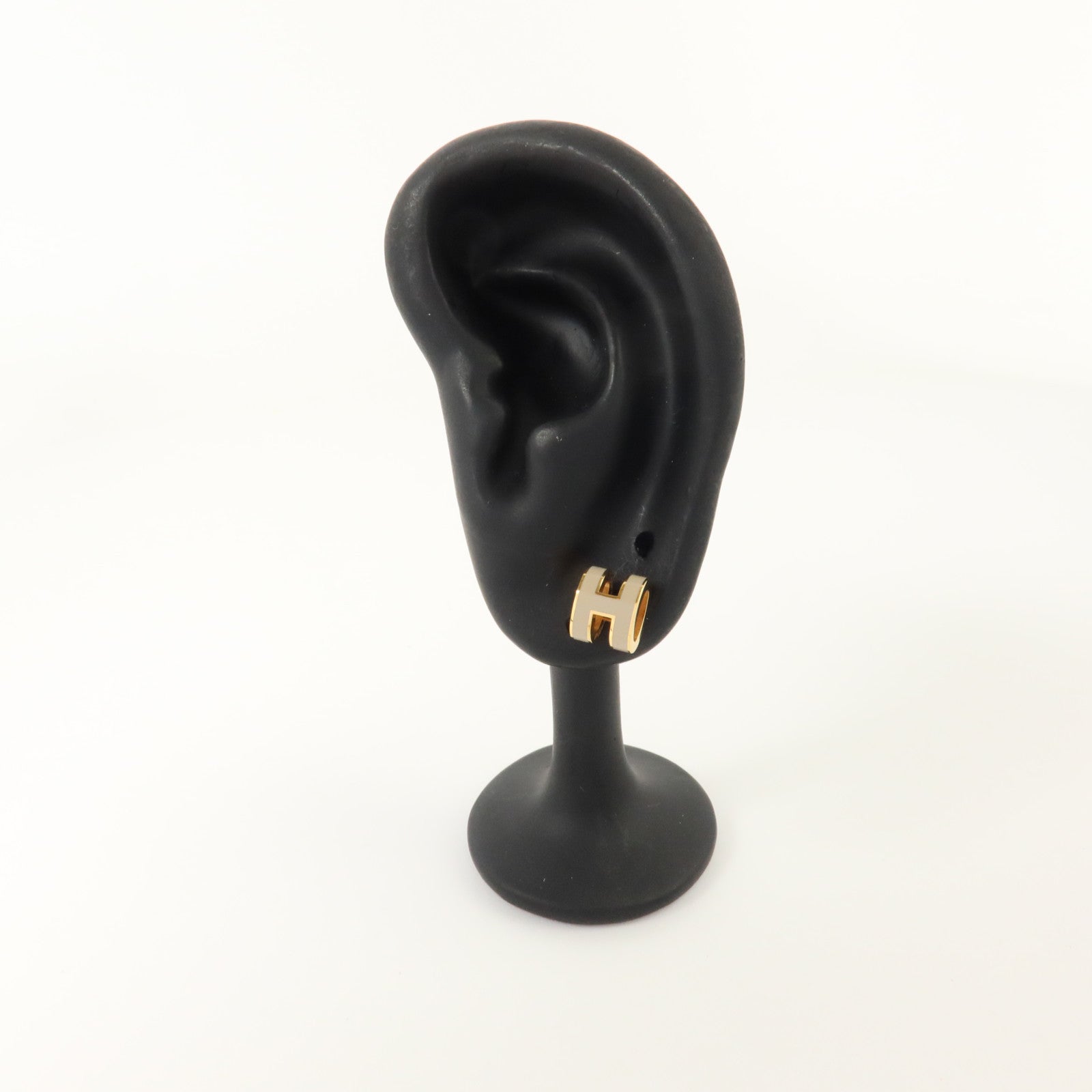HERMES 金屬/琺瑯Mini Pop H Earrings耳環