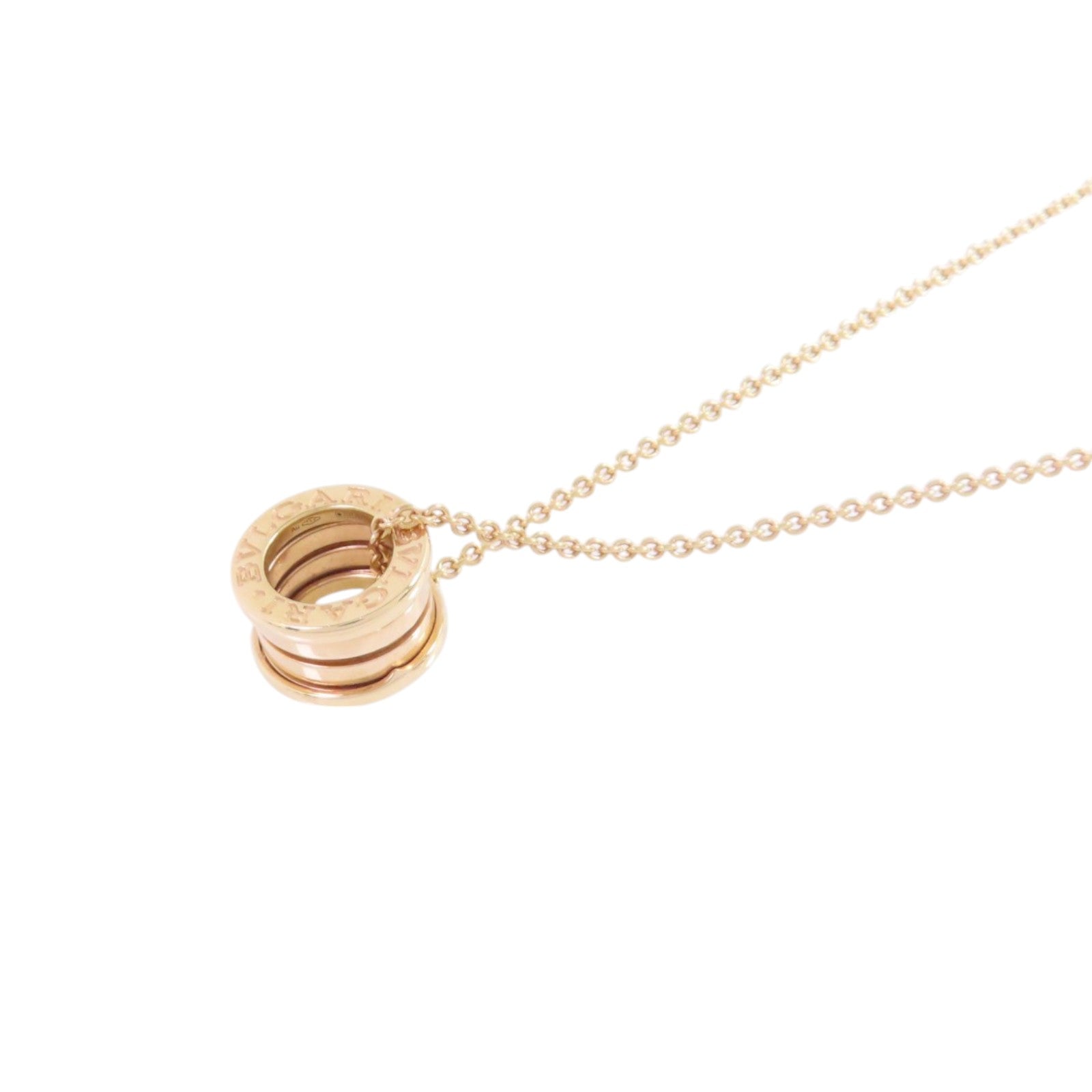 BVLGARI 18K玫瑰金B-zero1 Necklace項鏈