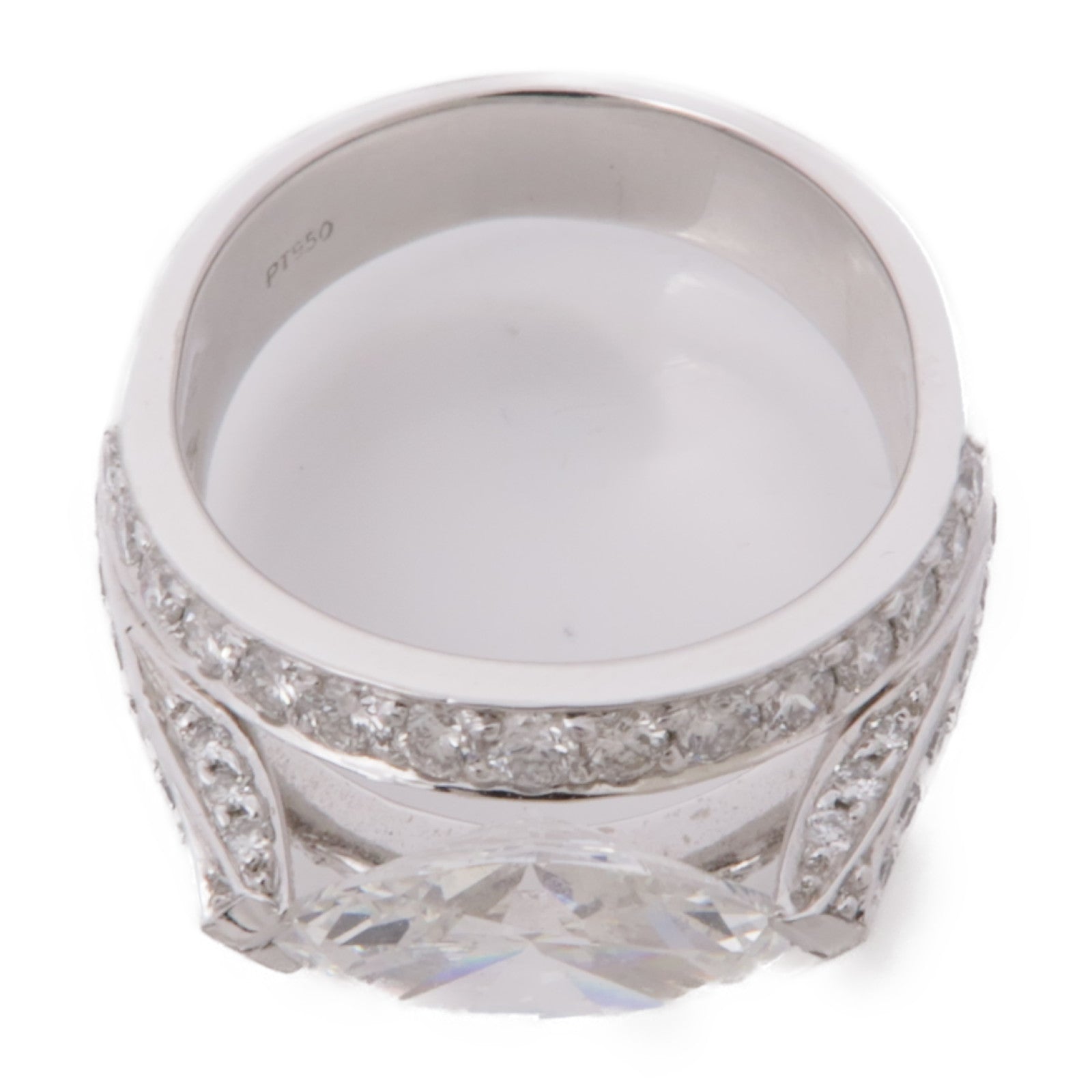 JEWELRY 【激減優惠】PT950鉑金Diamond Ring鑽石戒指US#4.25