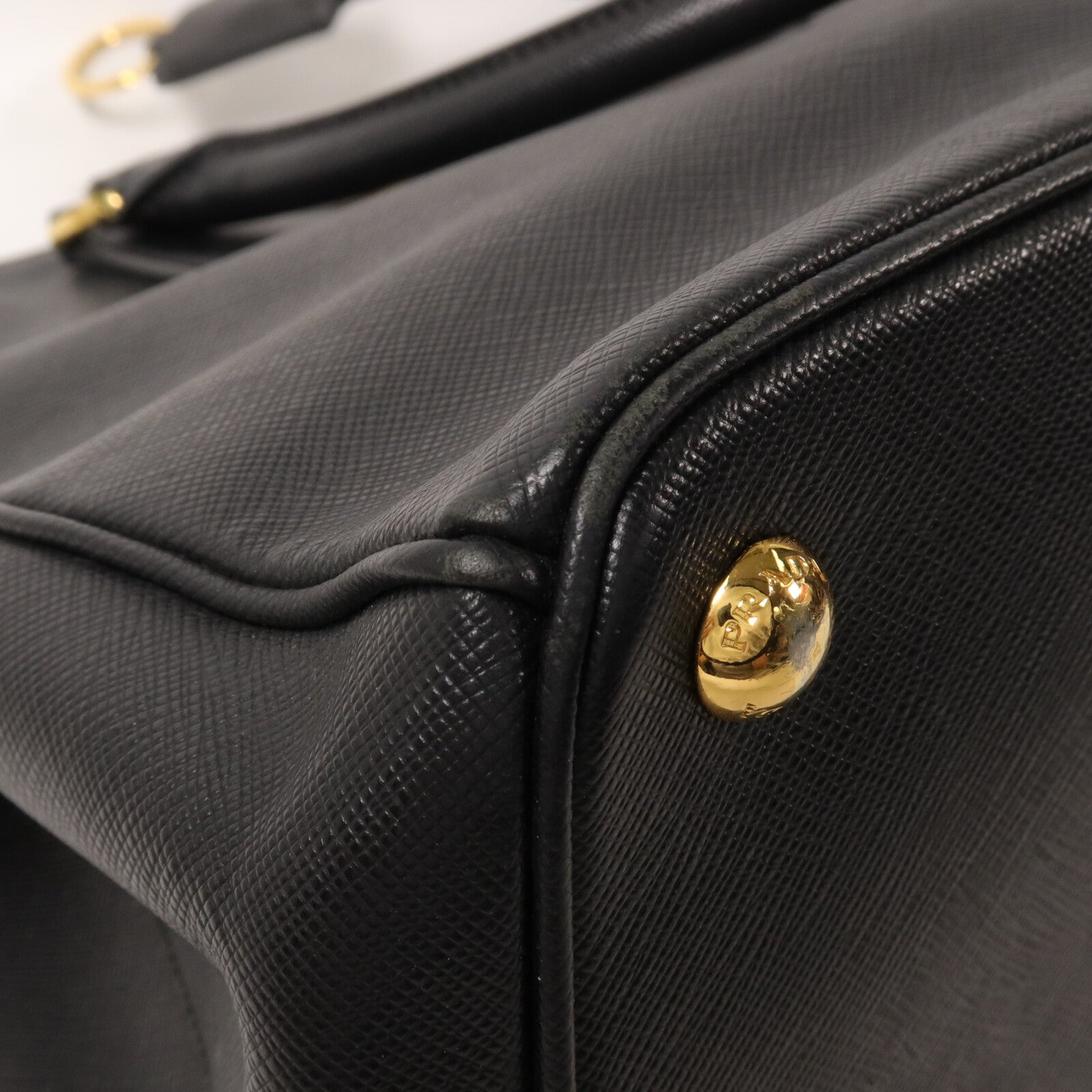 PRADA Saffiano皮革Galleria Bag手挽肩背兩用袋