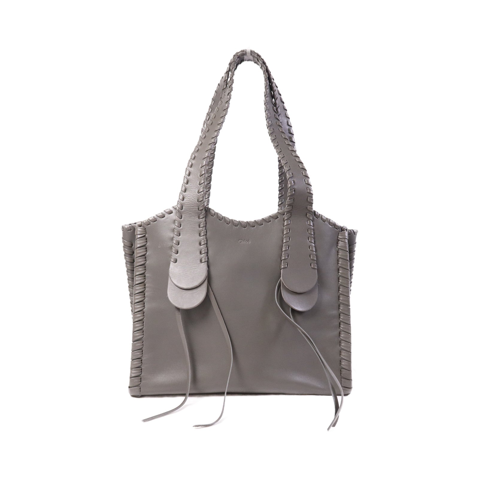 Chloe 【激減優惠】牛皮皮革Mony Tote Bag金扣手挽袋