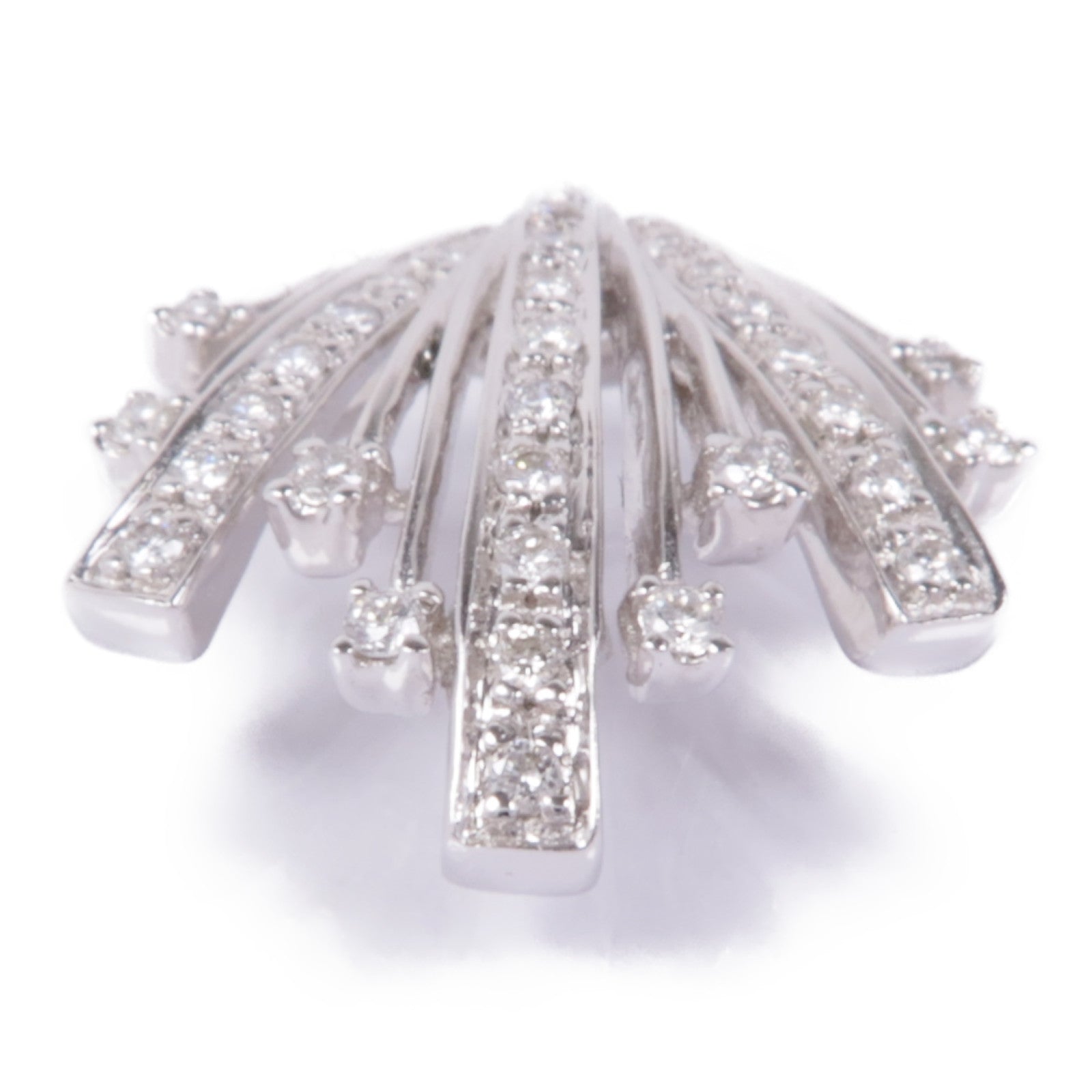JEWELRY 14K白金Diamond Pendant Top鑽石吊墜