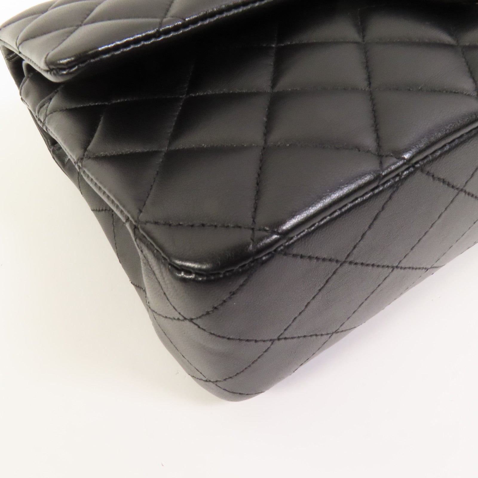 CHANEL 【激減優惠】羊皮皮革Classic 25銀扣鏈帶肩背袋
