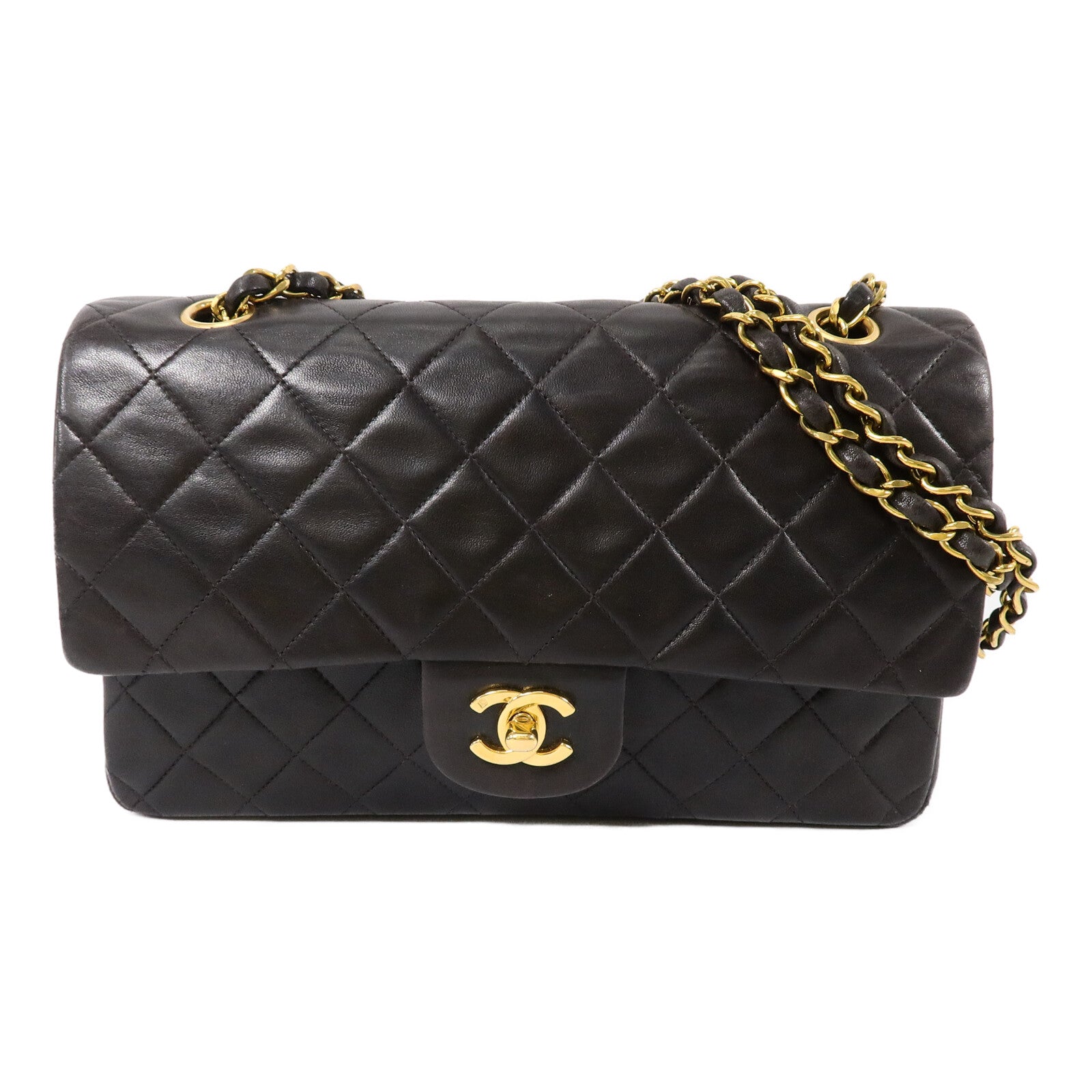 CHANEL 羊皮皮革Classic 25鏈帶肩背袋