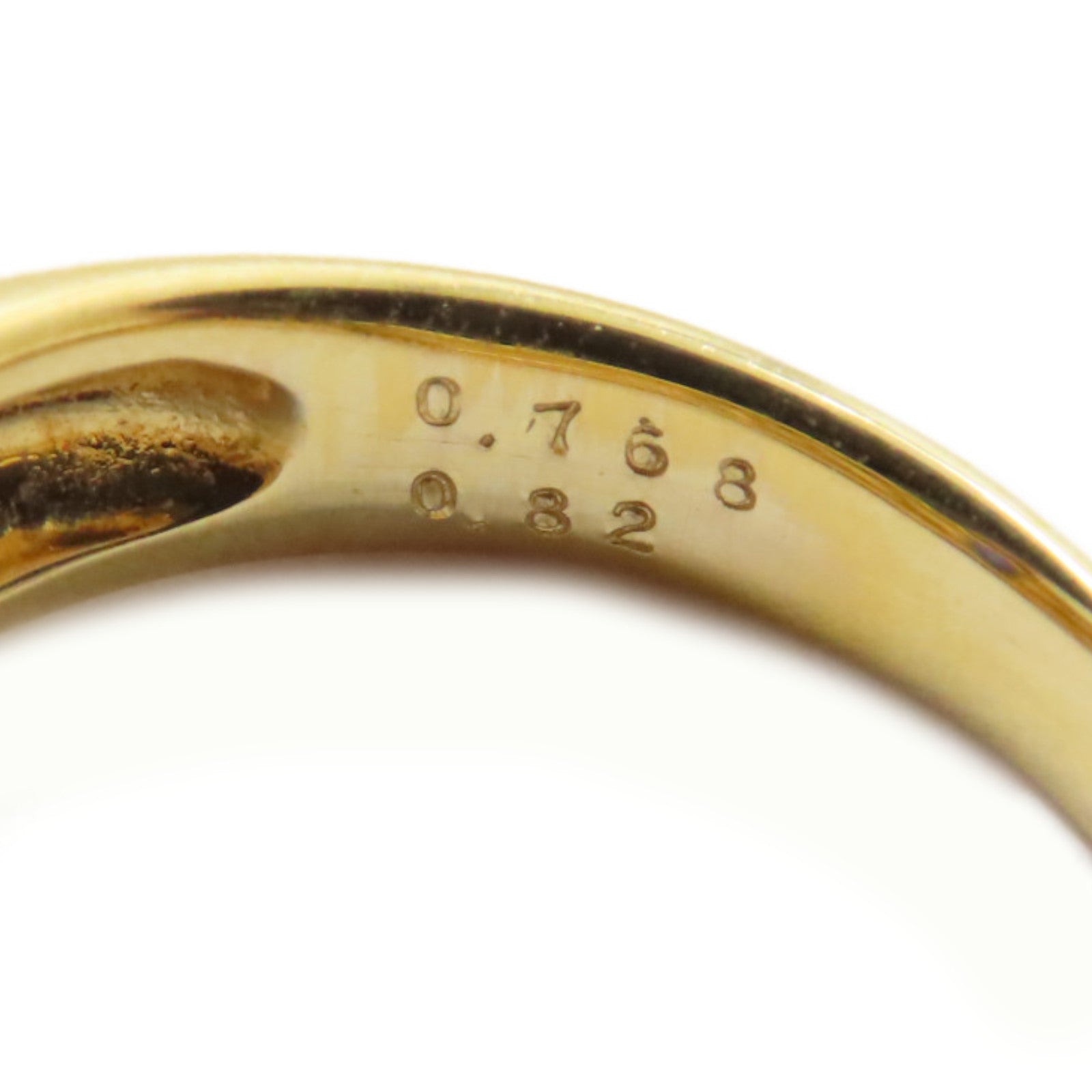 JEWELRY 18K黃金Sapphire/Diamond Ring 0.768ct藍寶石/0.82ct鑽石戒指US#6.25