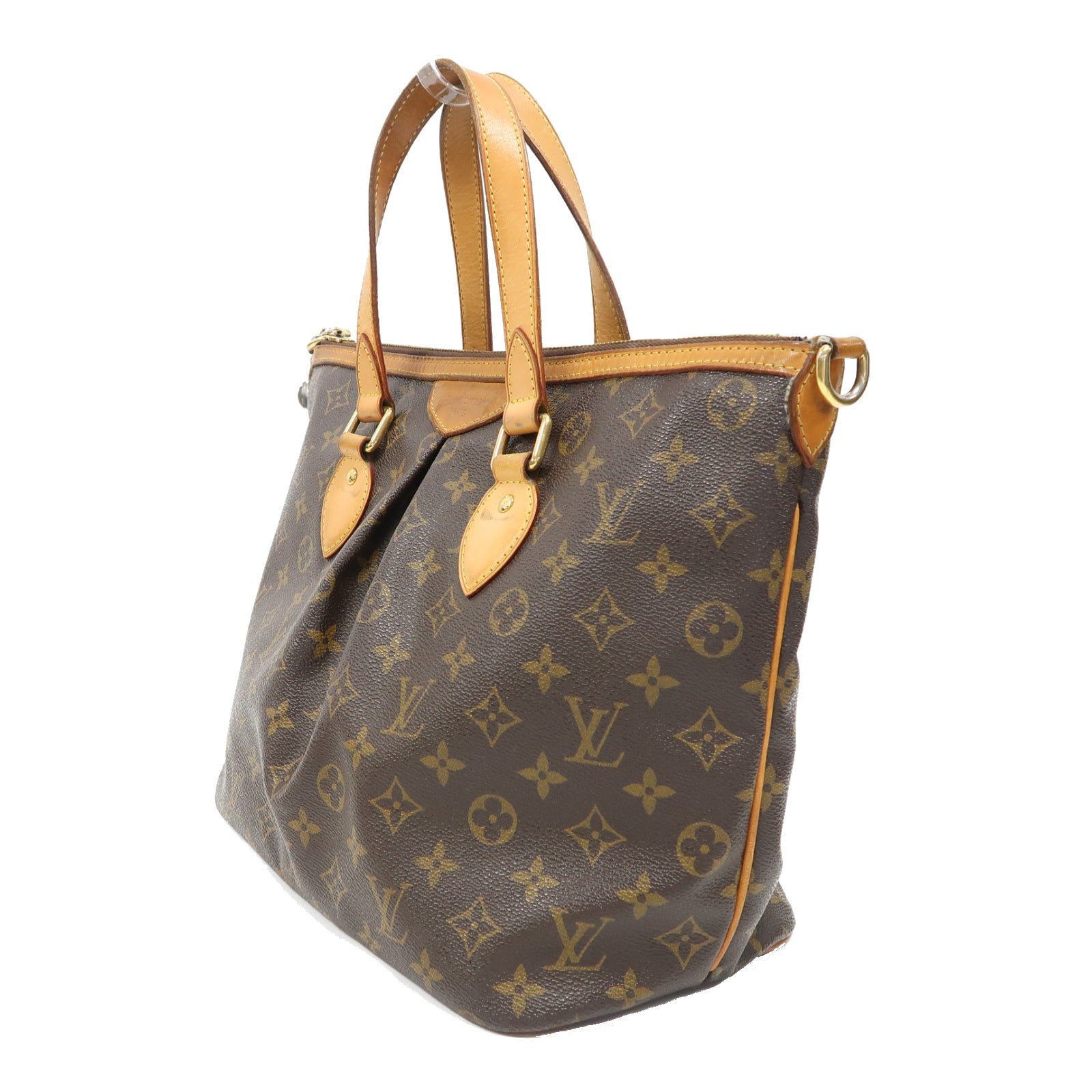 LOUIS VUITTON 【激減優惠】Monogram Palermo PM金扣手挽肩背兩用袋啡色