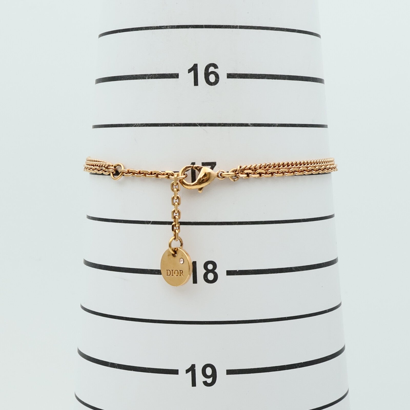 Dior 金屬Petit CD Double Bracelet手鏈
