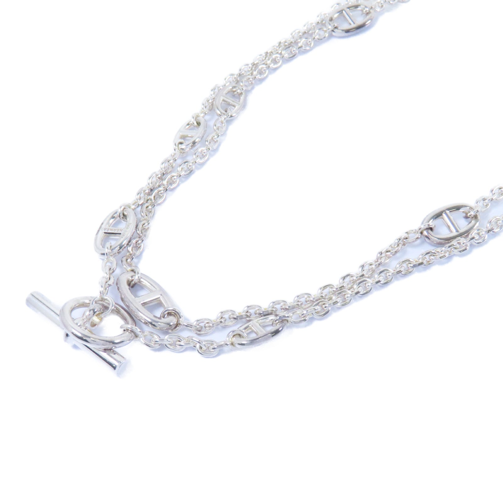 HERMES 925純銀Farandole Necklace 120cm項鍊
