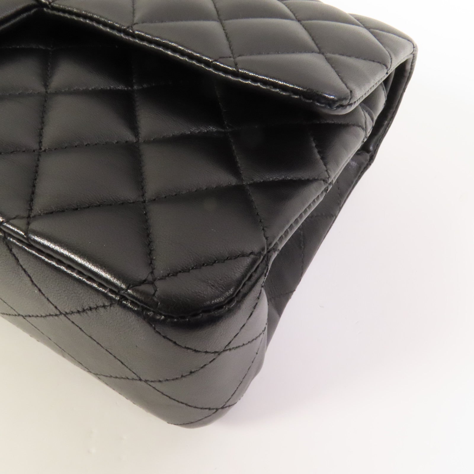 CHANEL 【激減優惠】羊皮皮革Classic 25銀扣鏈帶肩背袋