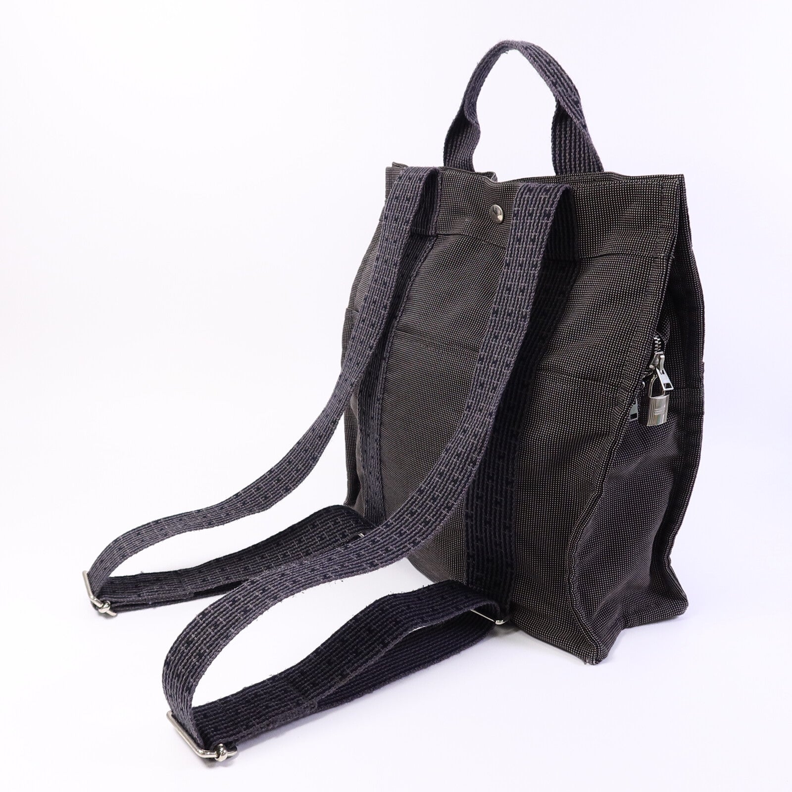 HERMES 帆布Herline Backpack背包