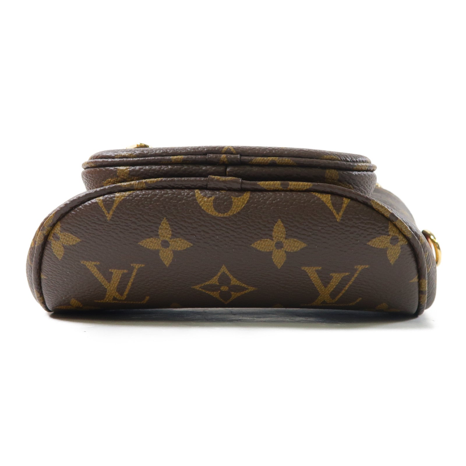LOUIS VUITTON Monogram Mini Bumbag金扣肩背袋啡色