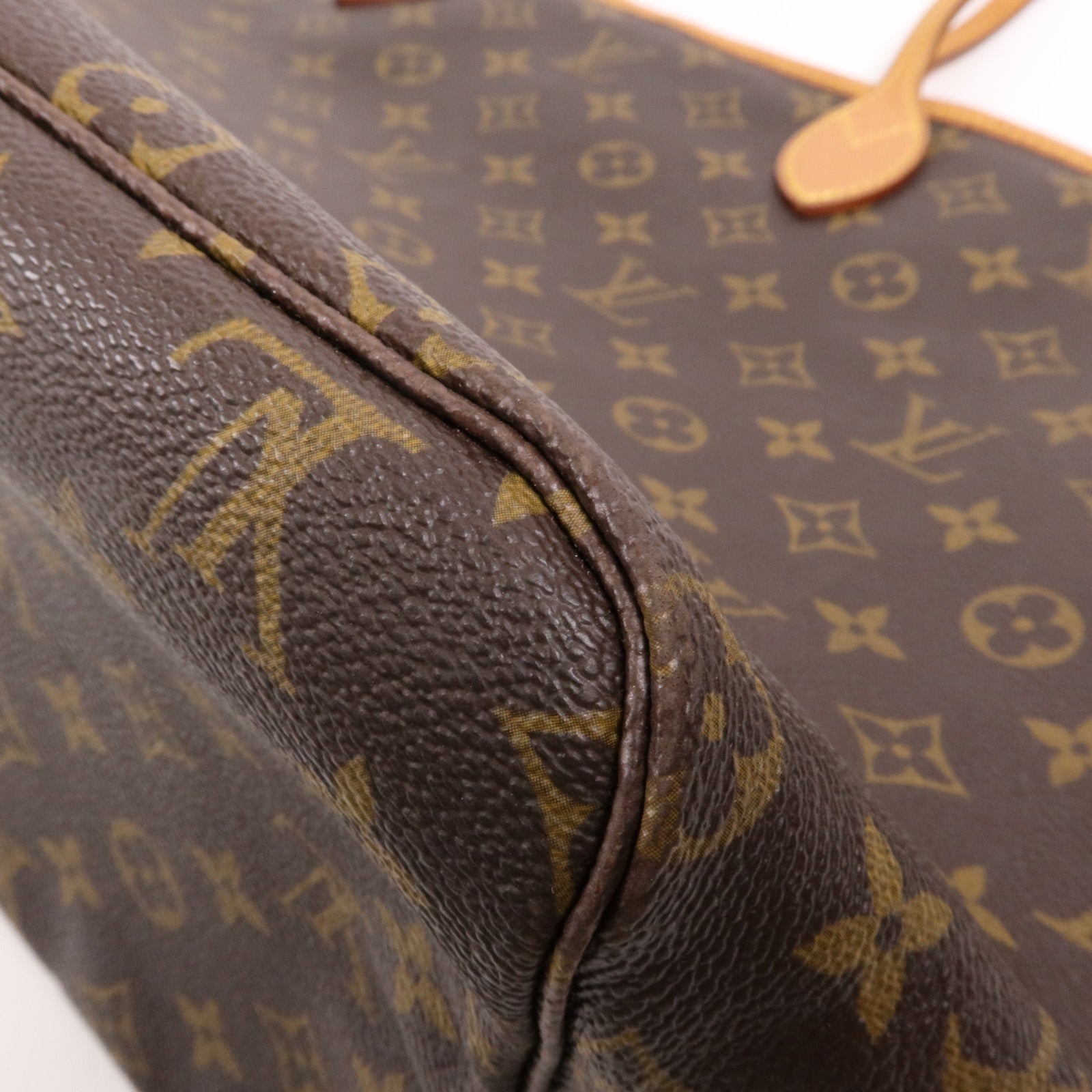 LOUIS VUITTON Monogram Neverfull GM金扣手挽袋