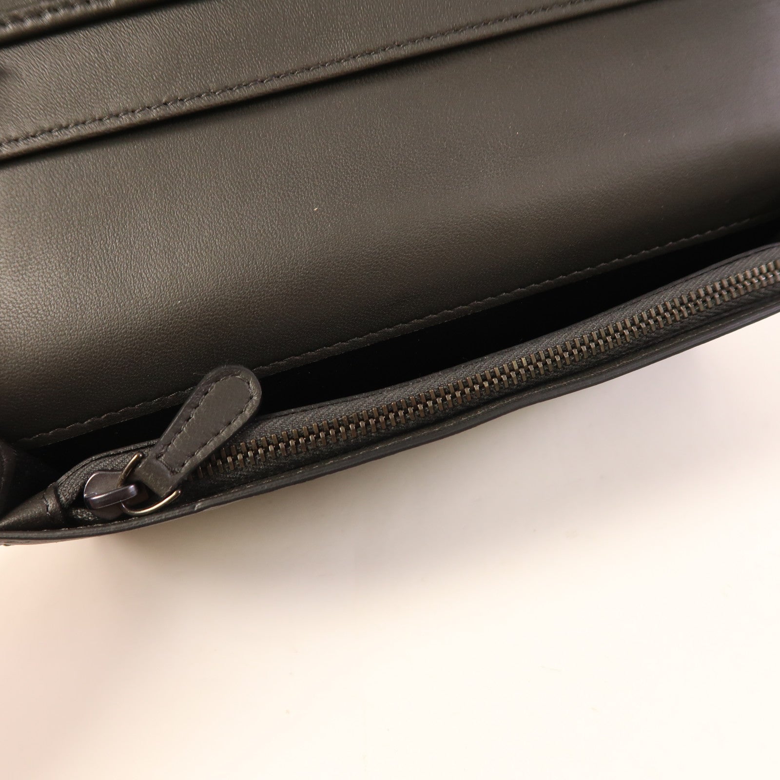 BOTTEGA VENETA 羊皮皮革/鴕鳥皮革Long Wallet長錢包