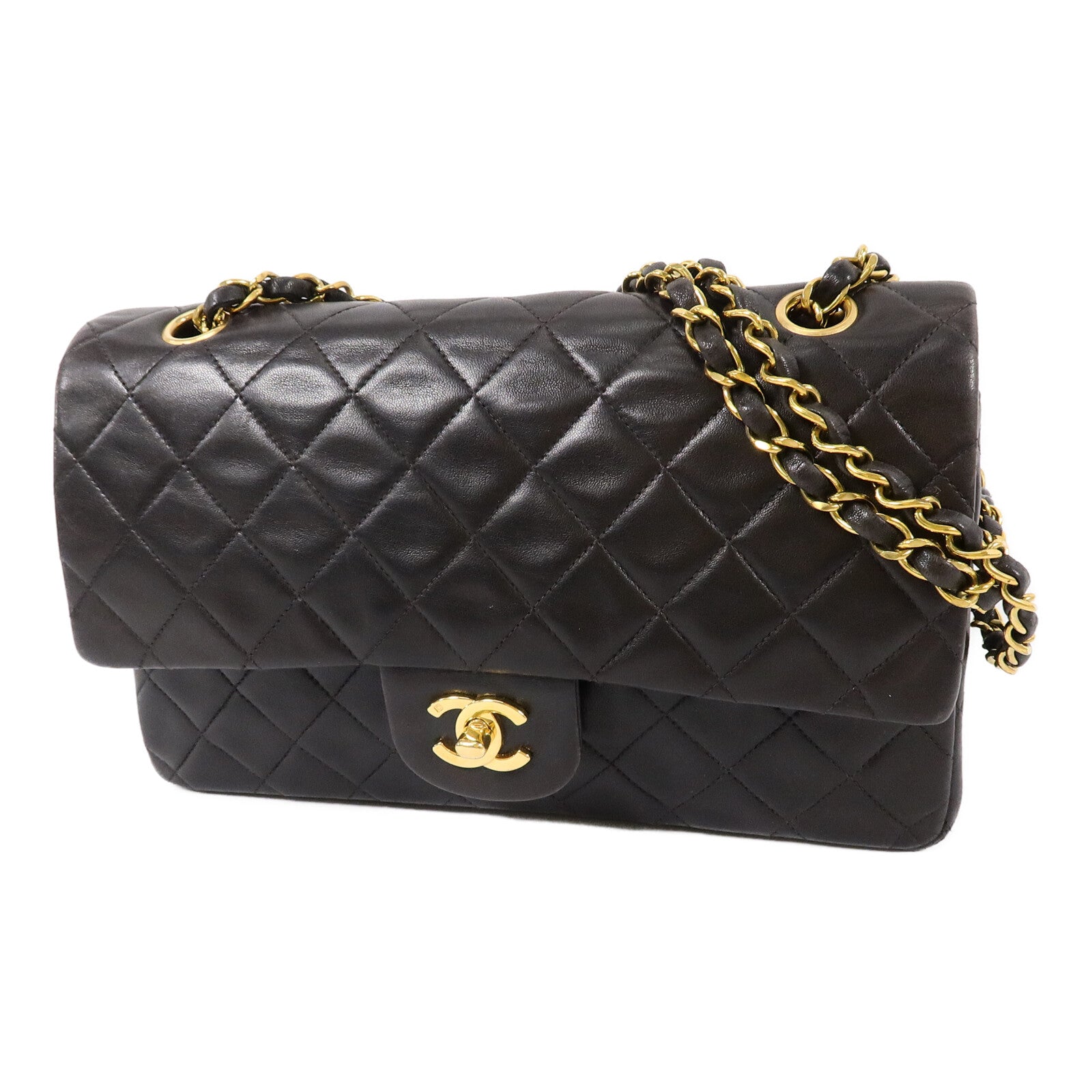 CHANEL 羊皮皮革Classic 25鏈帶肩背袋