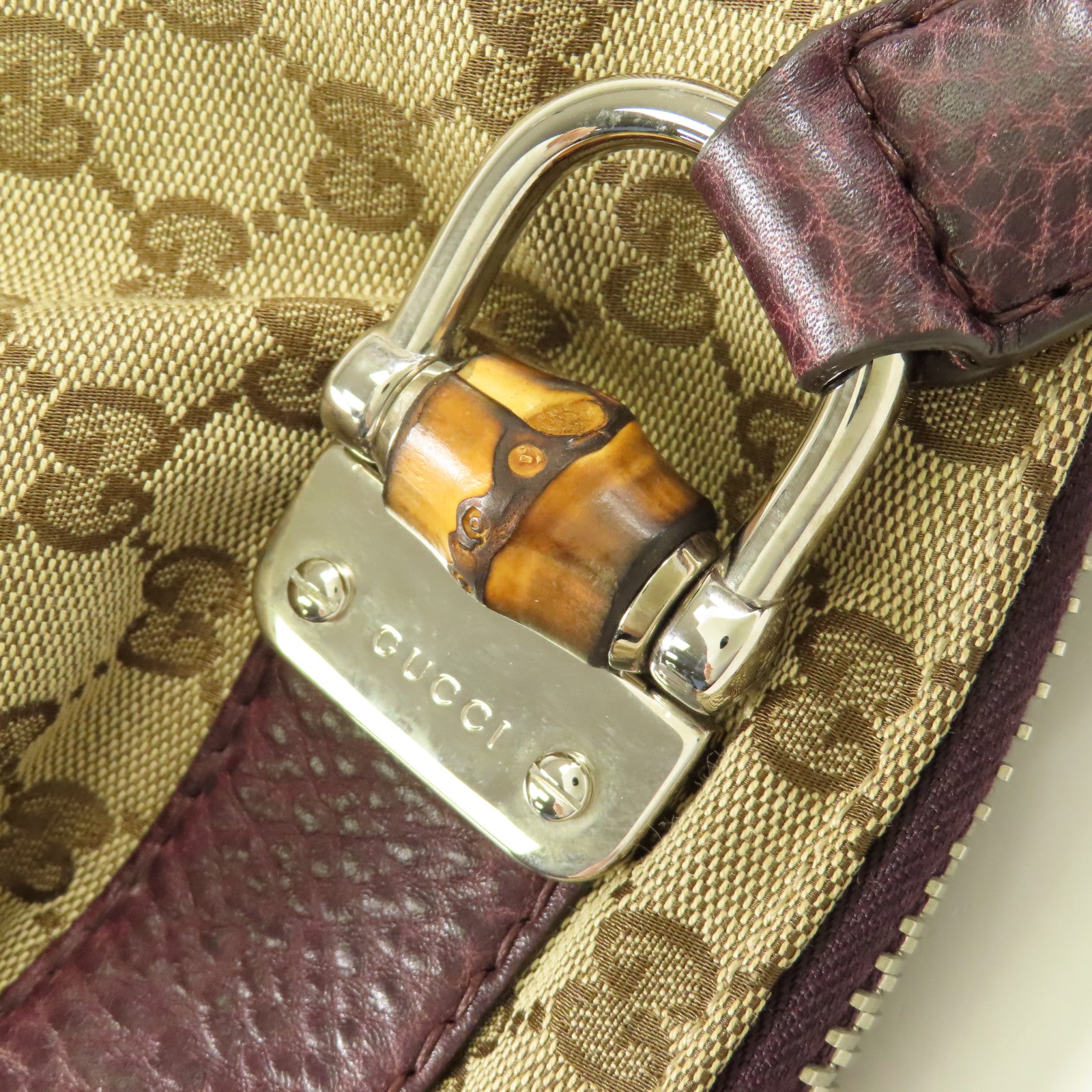 GUCCI GG SHW Tote Bag Canvas 232927 Brown