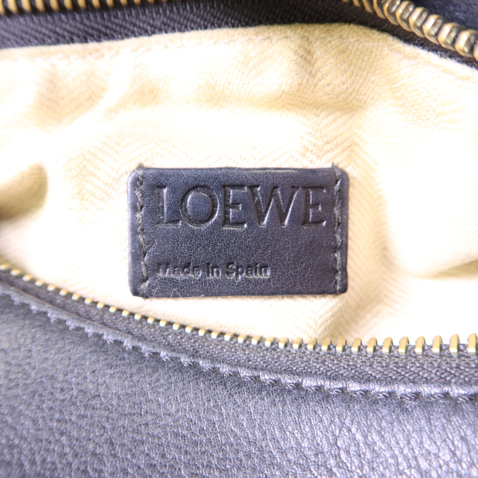 LOEWE 牛皮皮革Puzzle Small銀扣手挽肩背兩用袋