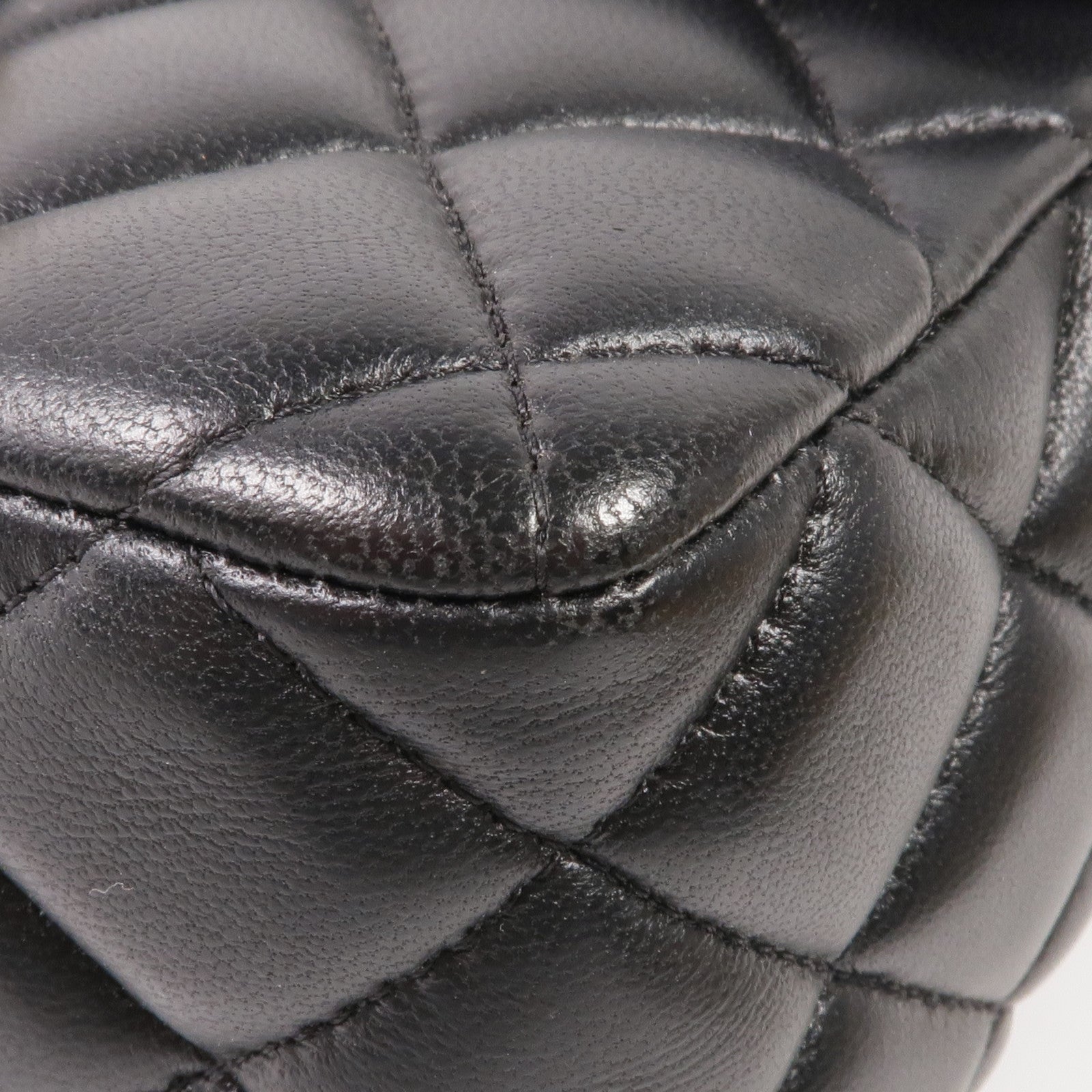 CHANEL 羊皮皮革Chain Shoulder Bag金扣鏈帶肩背袋