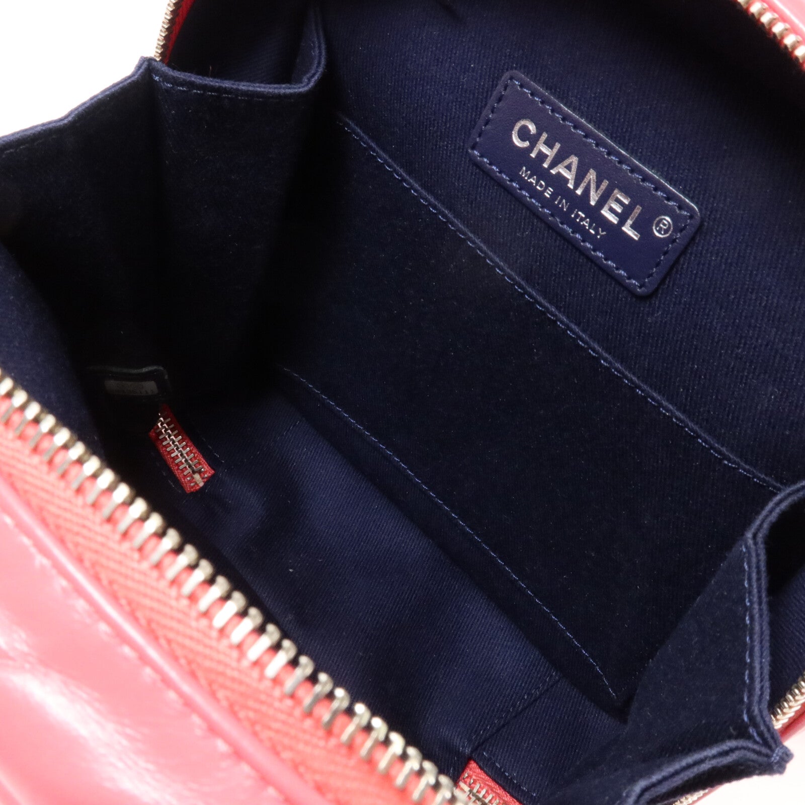 CHANEL 牛皮皮革Top Handle Bag鏈帶手挽肩背兩用袋