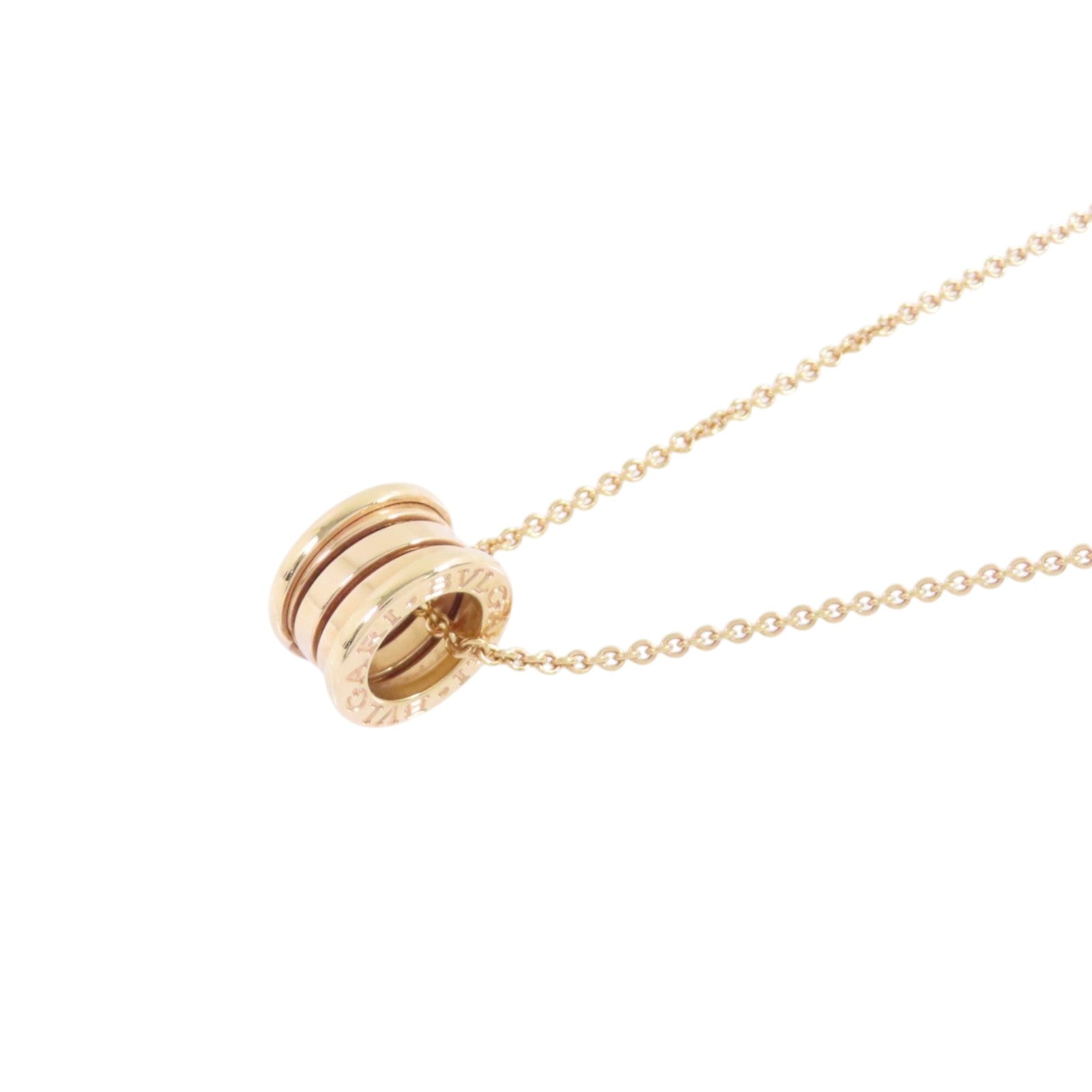 BVLGARI 18K玫瑰金B-zero1 Necklace項鏈