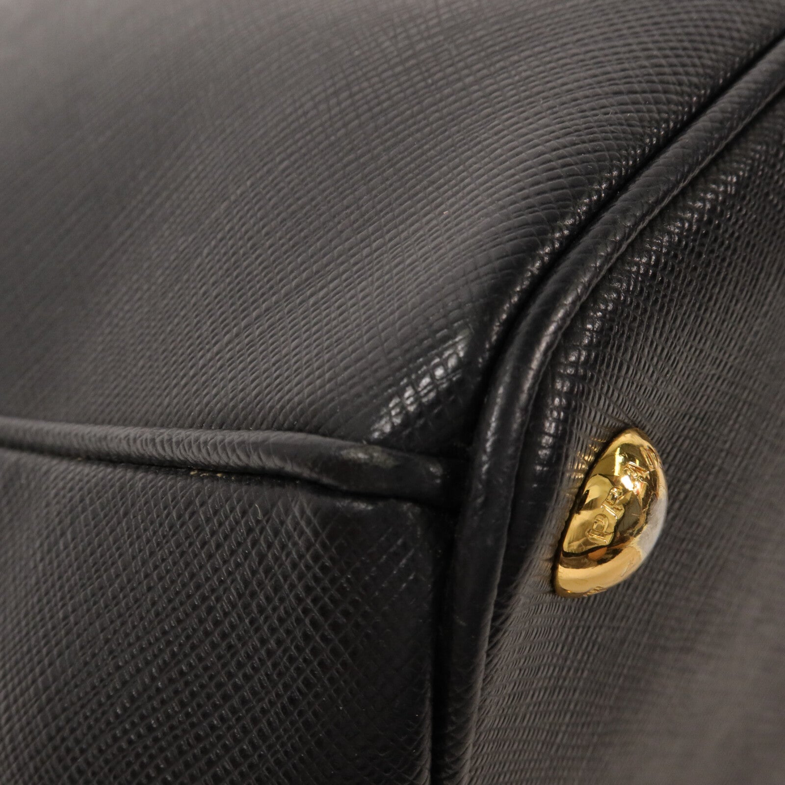 PRADA Saffiano皮革Galleria Bag手挽肩背兩用袋